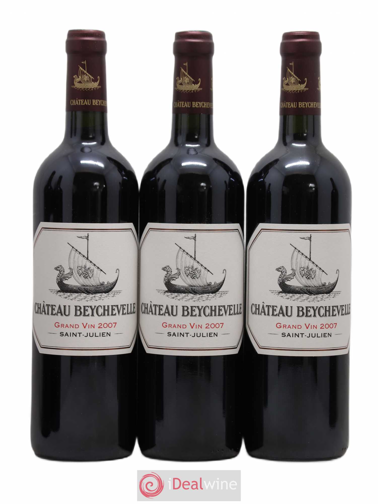 Château Beychevelle 4ème Grand Cru Classé 2007 - Lot de 12 bouteilles - 3