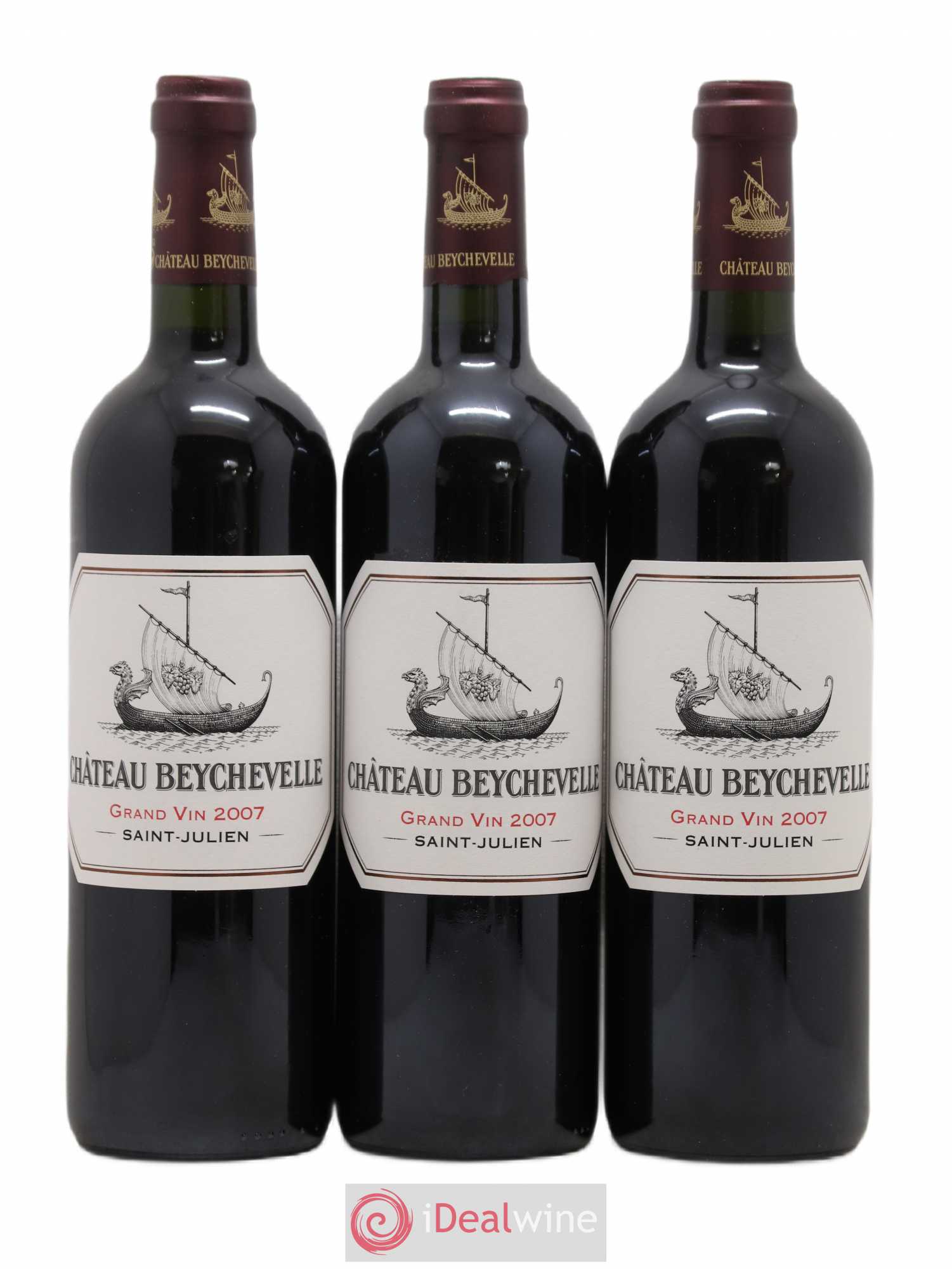 Château Beychevelle 4ème Grand Cru Classé 2007 - Lot de 12 bouteilles - 4