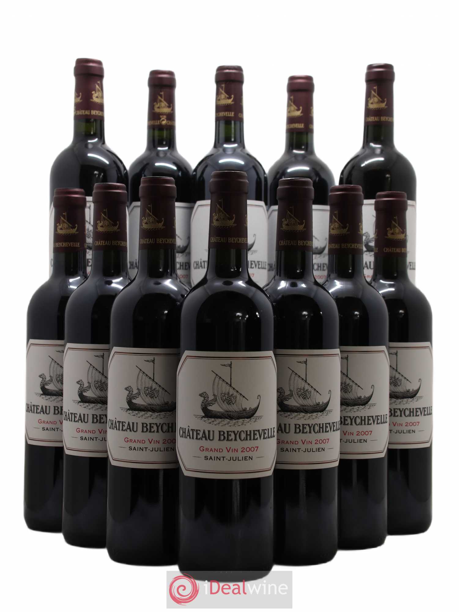 Château Beychevelle 4ème Grand Cru Classé 2007 - Lot de 12 bouteilles - 0
