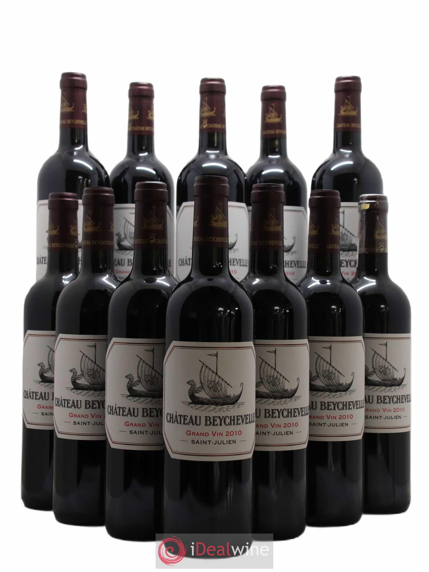 Château Beychevelle 4ème Grand Cru Classé 2010 - Lot de 12 bouteilles - 0