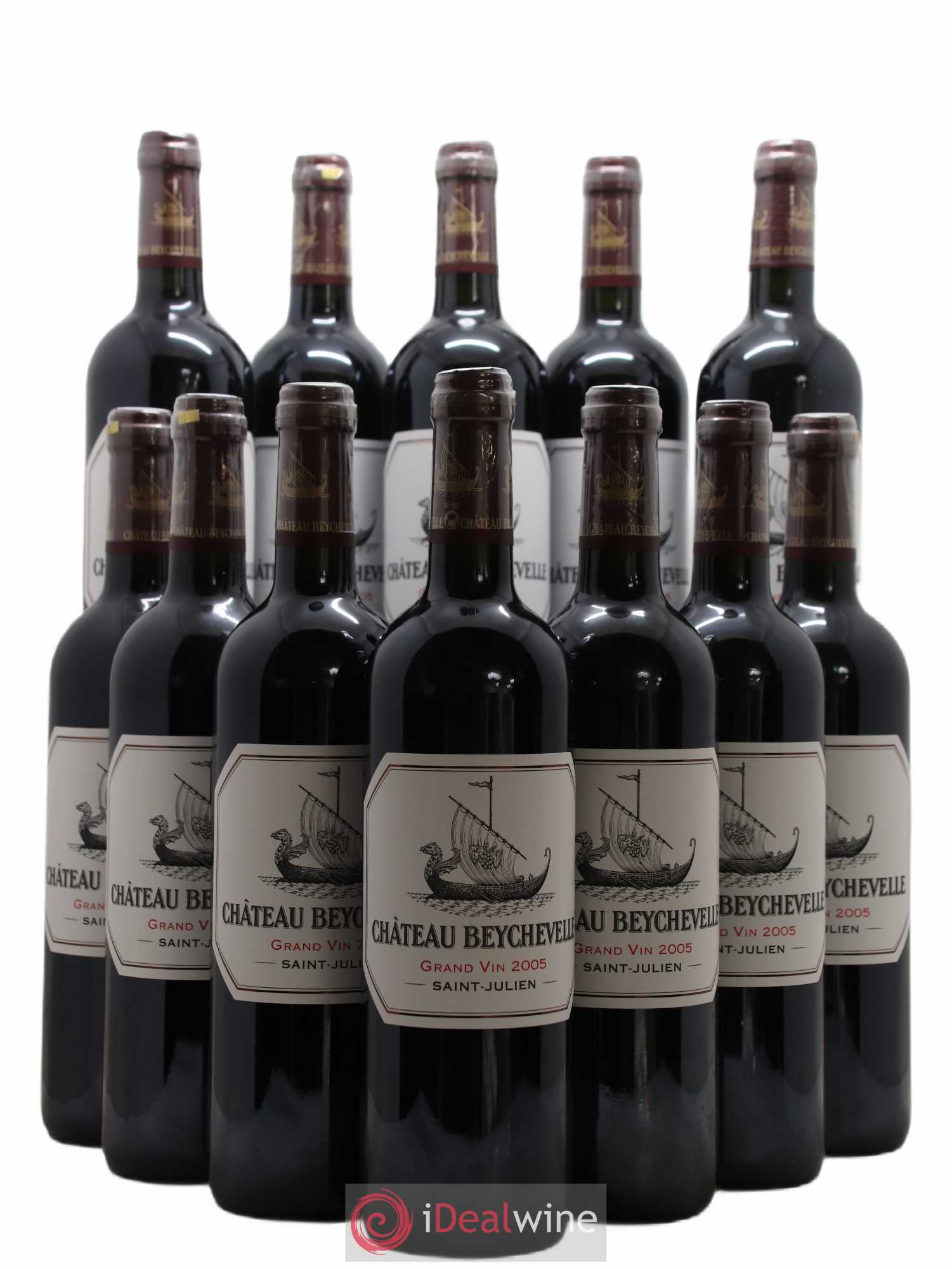 Château Beychevelle 4ème Grand Cru Classé 2005 - Lot de 12 bouteilles - 0