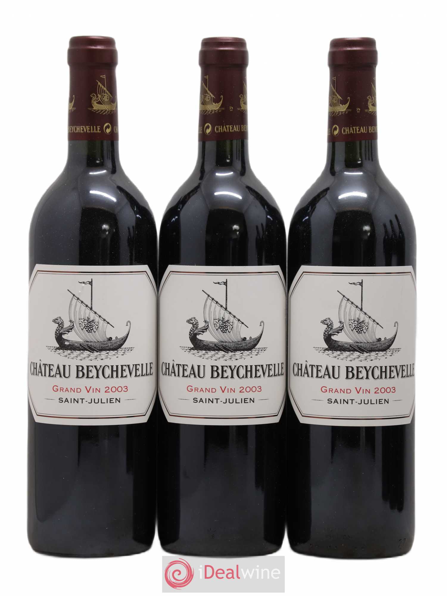 Château Beychevelle 4ème Grand Cru Classé 2003 - Lot de 6 bouteilles - 1