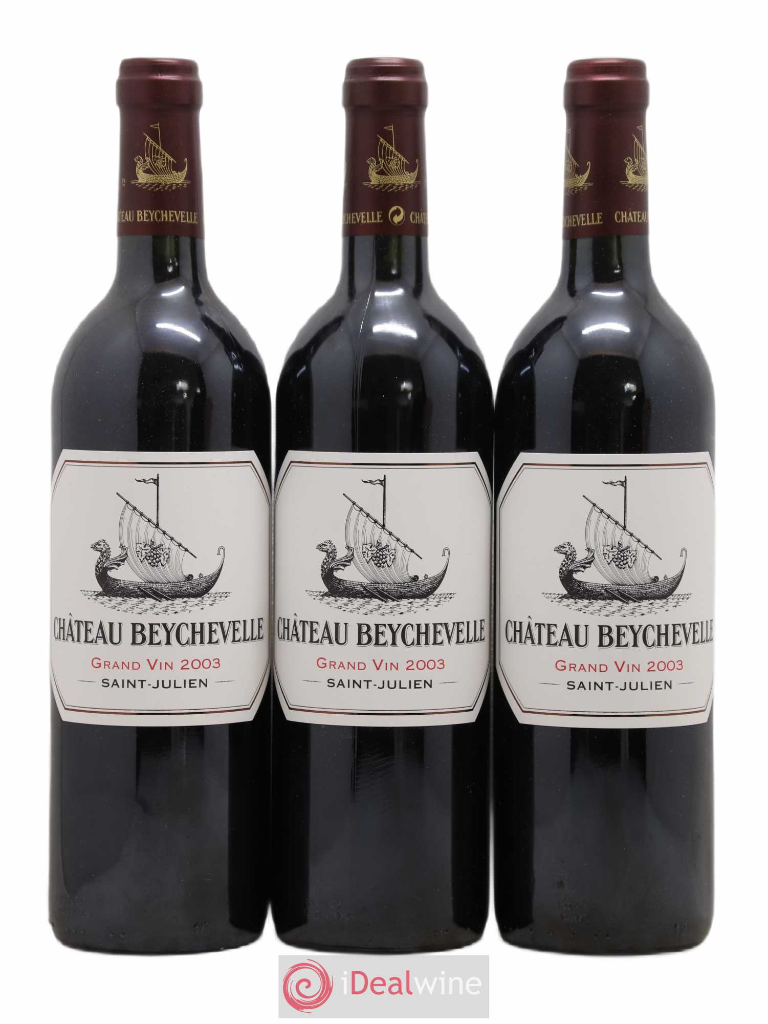 Château Beychevelle 4ème Grand Cru Classé 2003 - Lot de 6 bouteilles - 2