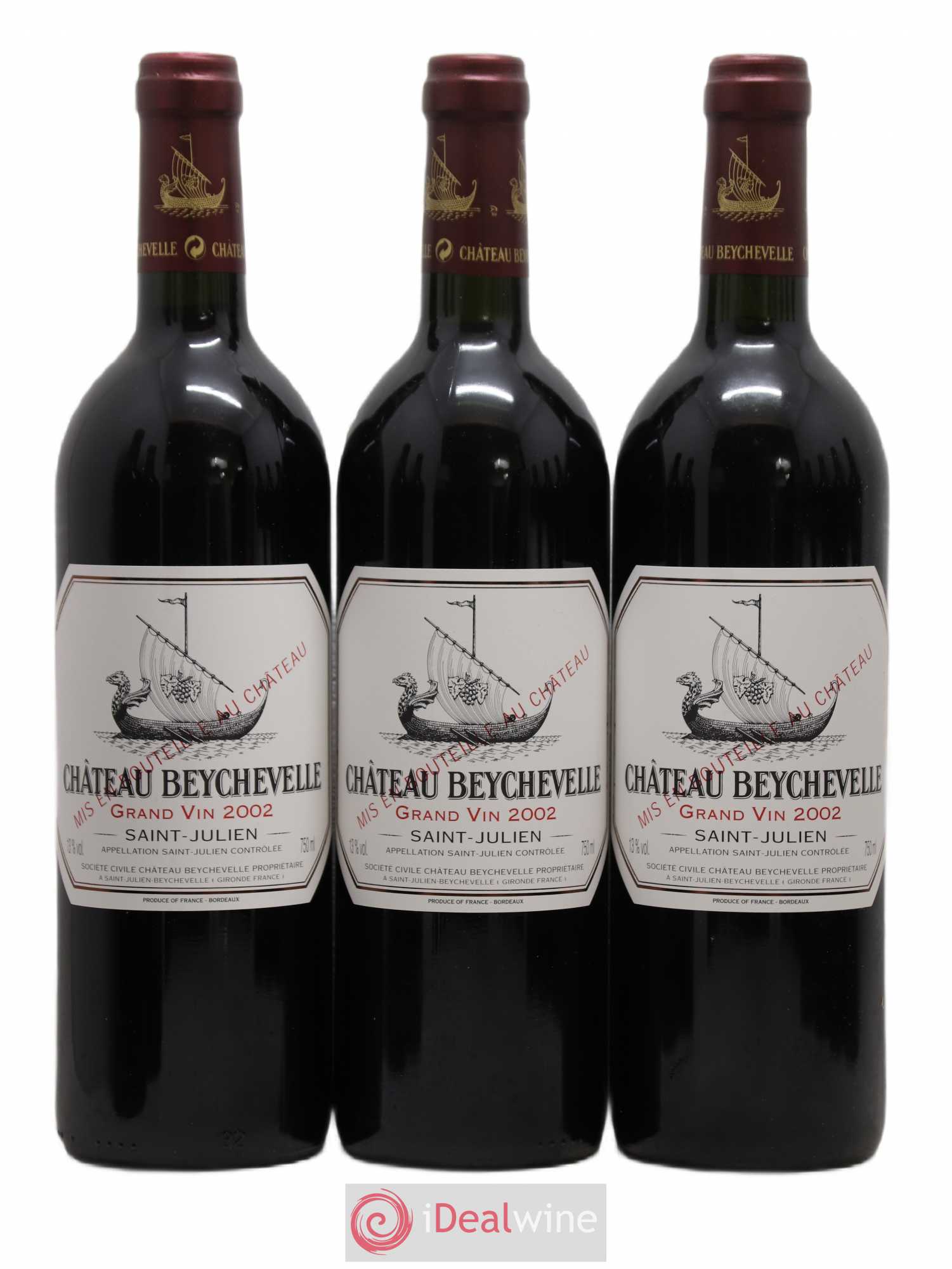 Château Beychevelle 4ème Grand Cru Classé 2002 - Lot de 12 bouteilles - 2
