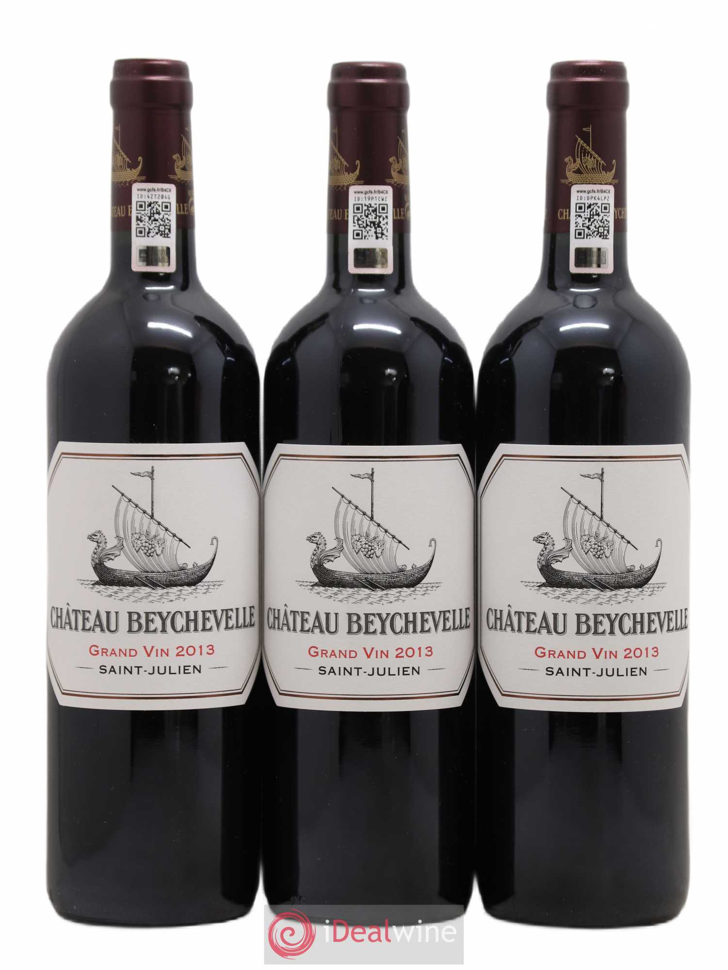 Château Beychevelle 4ème Grand Cru Classé 2013 - Lot of 3 bottles - 0