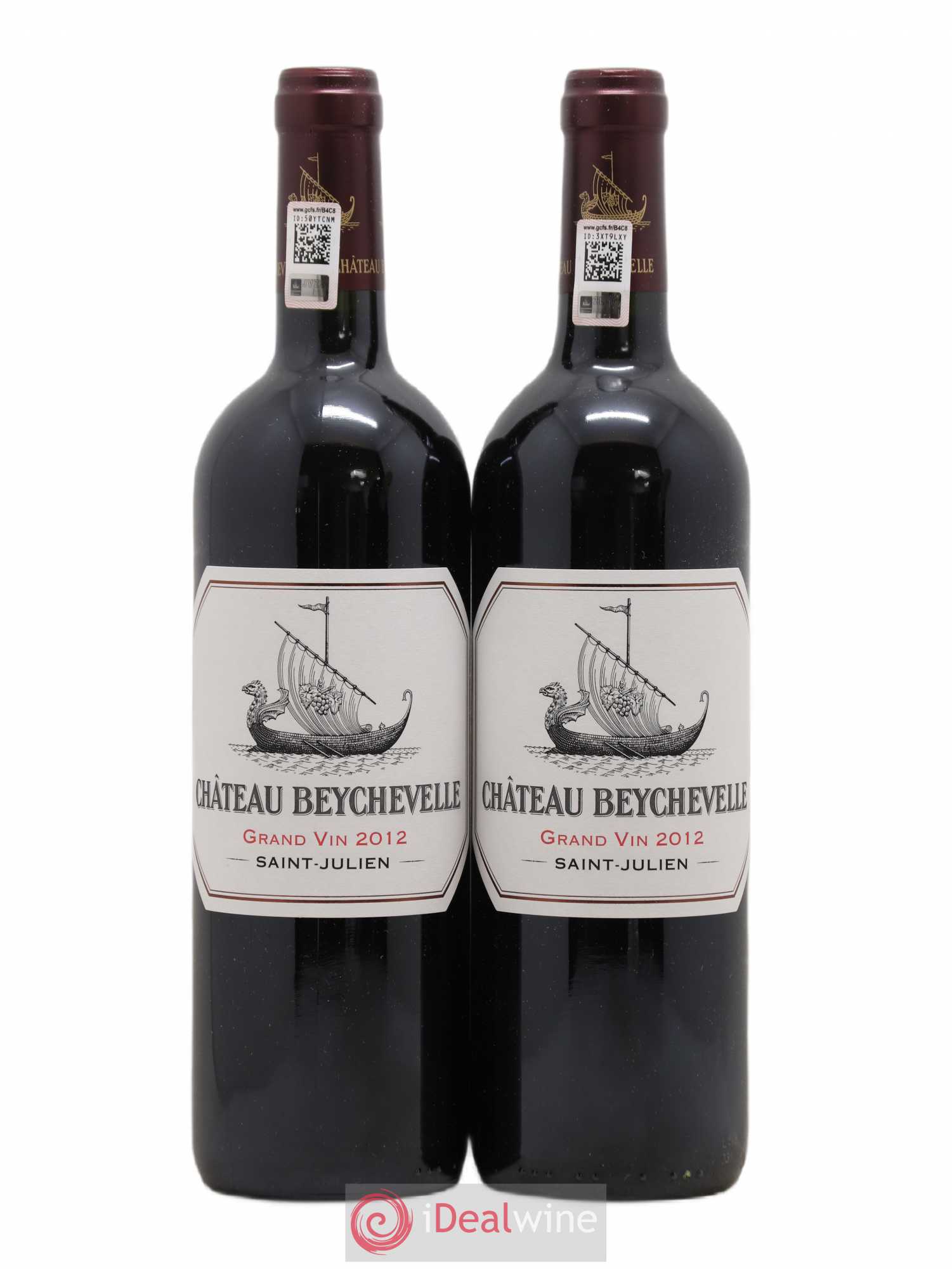 Château Beychevelle 4ème Grand Cru Classé 2012 - Lot de 2 bouteilles - 0