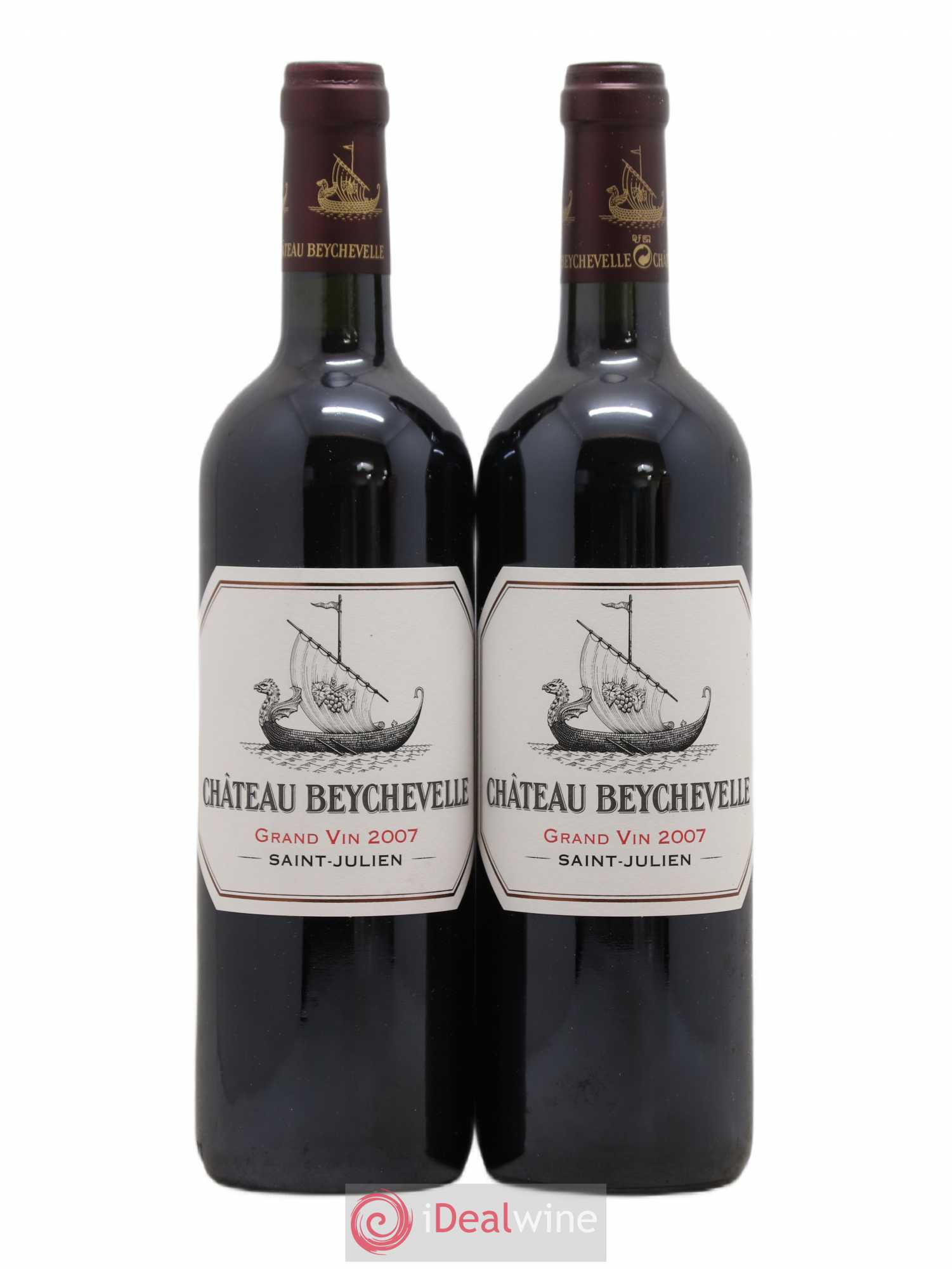 Château Beychevelle 4ème Grand Cru Classé 2007 - Lot de 2 bouteilles - 0