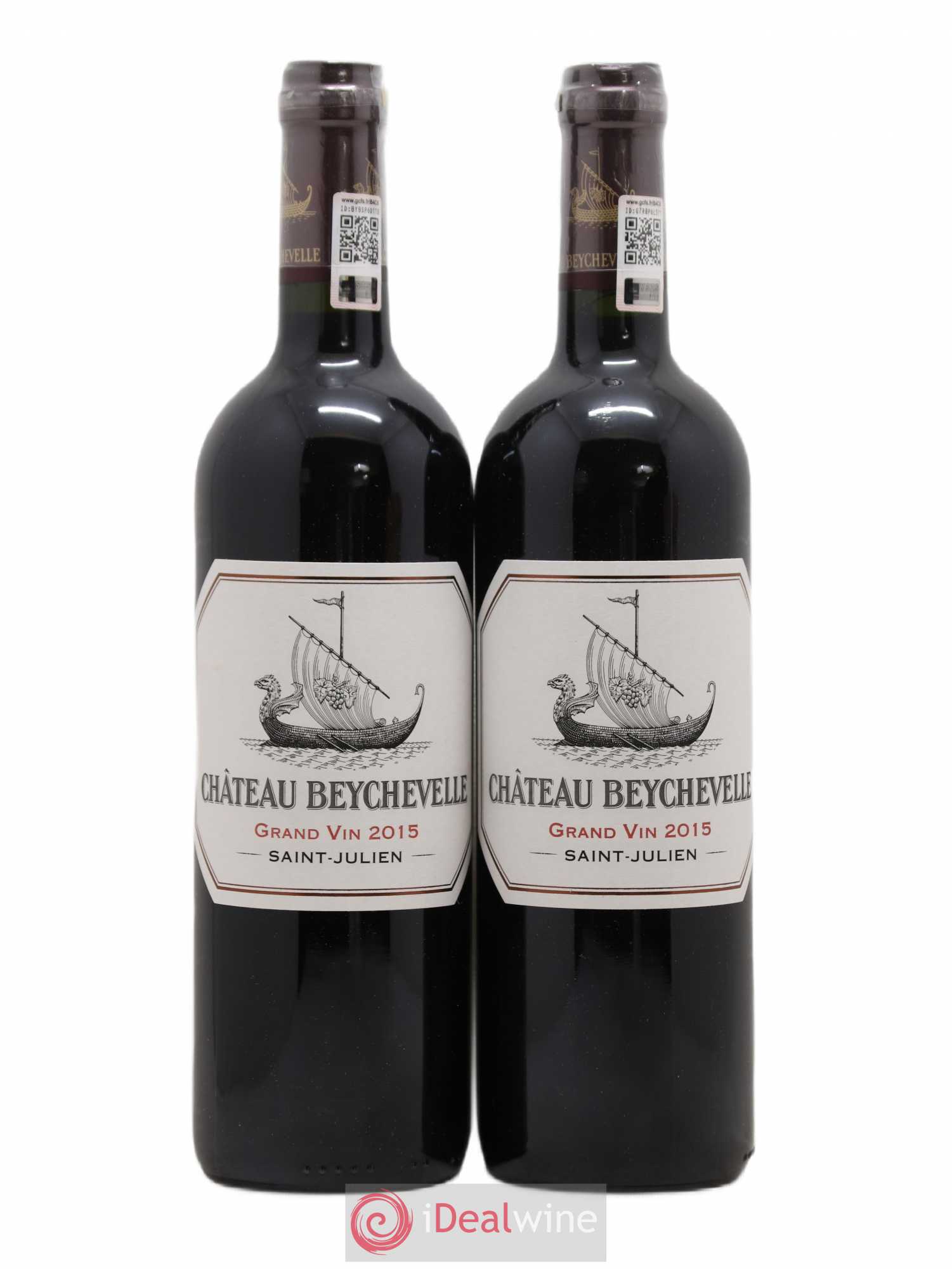 Château Beychevelle 4ème Grand Cru Classé 2015 - Lot de 2 bouteilles - 0