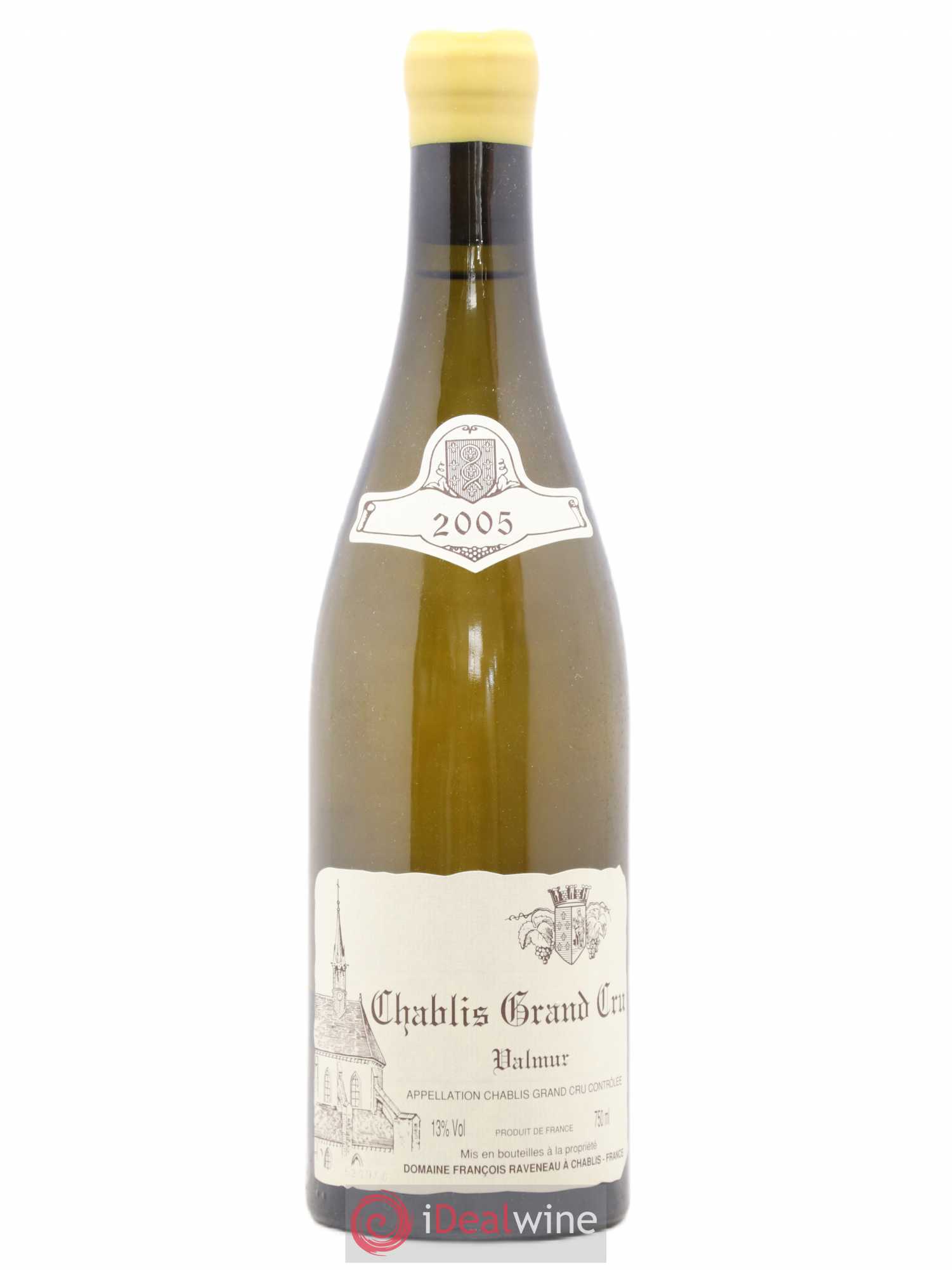 Chablis Grand Cru Valmur Raveneau (Domaine) 2005 - Lot de 1 bouteille - 0