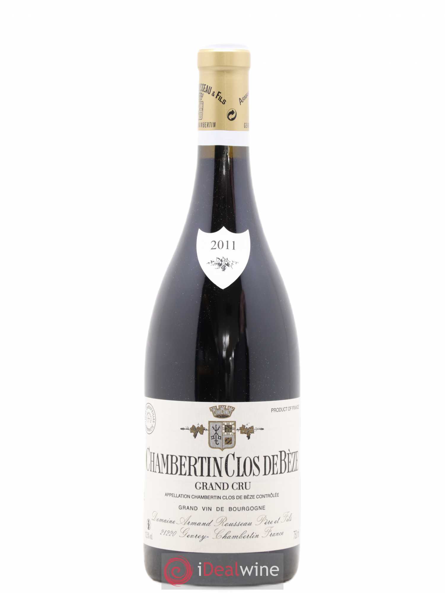 Chambertin Clos de Bèze Grand Cru Armand Rousseau (Domaine) 2011 - Lot de 1 bouteille - 0