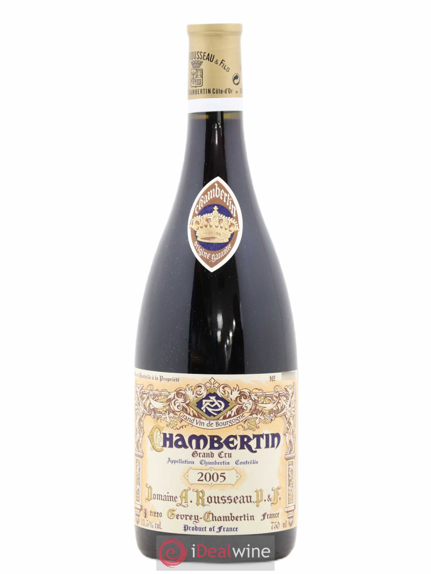 Chambertin Grand Cru Armand Rousseau (Domaine) 2005 - Lot de 1 bouteille - 0