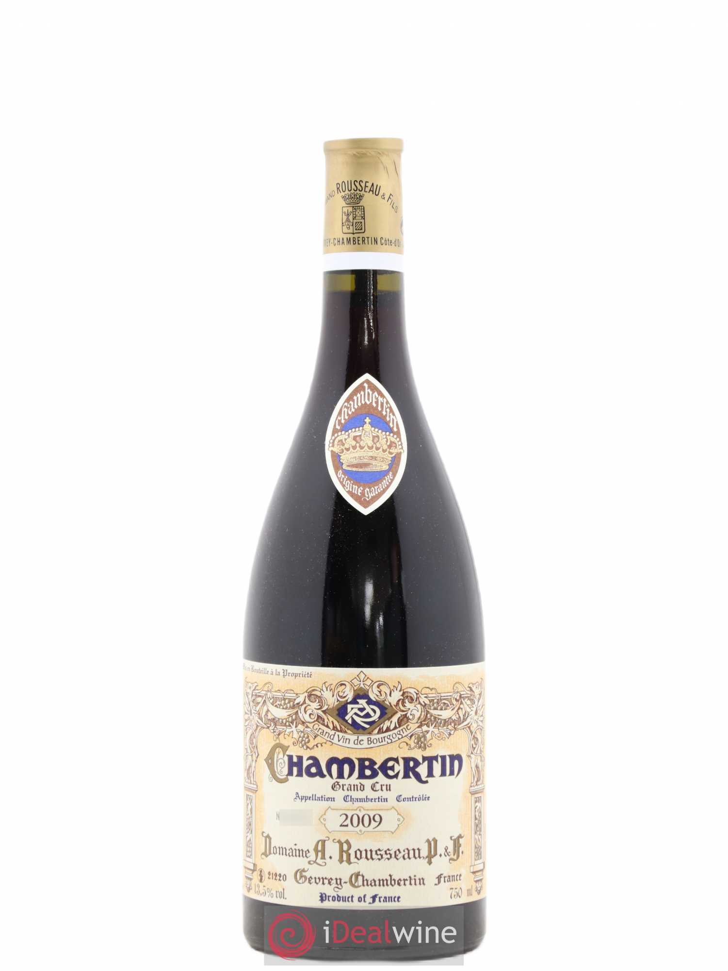 Chambertin Grand Cru Armand Rousseau (Domaine) 2009 - Lot de 1 bouteille - 0