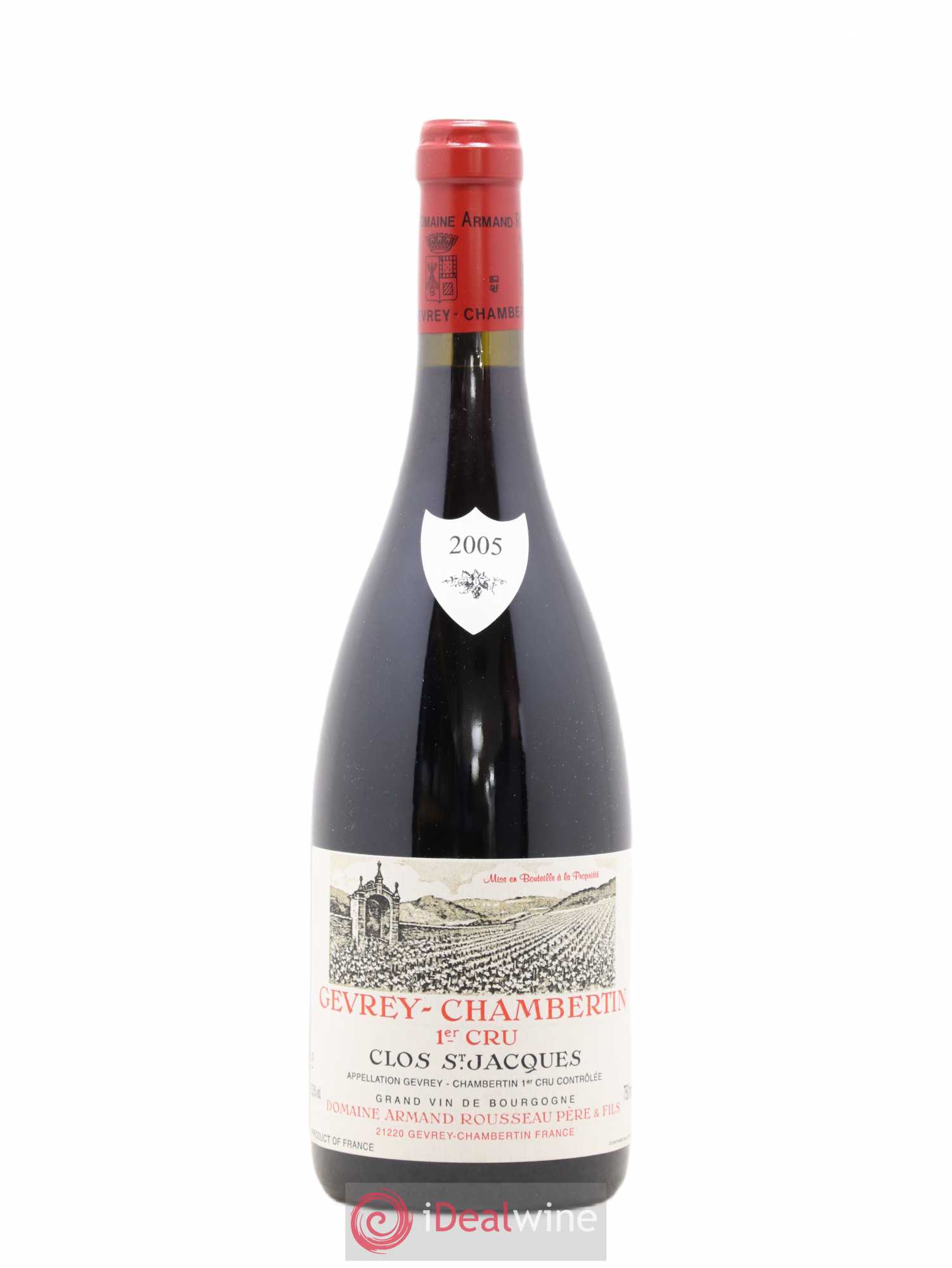 Gevrey-Chambertin 1er Cru Clos Saint-Jacques Armand Rousseau (Domaine) 2005 - Lot de 1 bouteille - 0