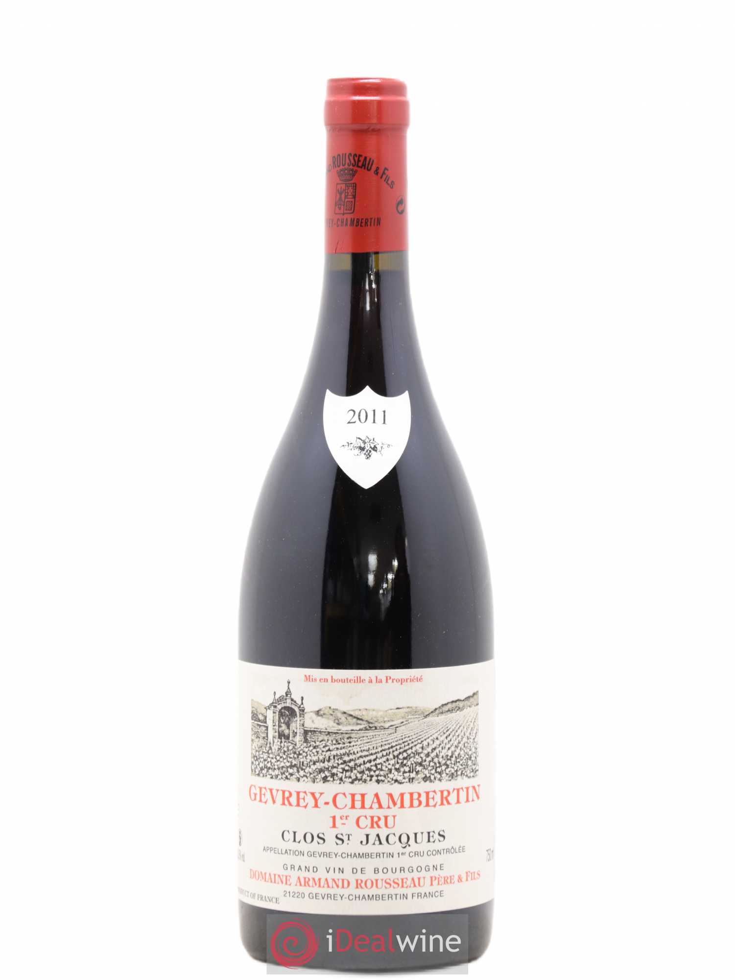 Gevrey-Chambertin 1er Cru Clos Saint-Jacques Armand Rousseau (Domaine) 2011 - Lot de 1 bouteille - 0