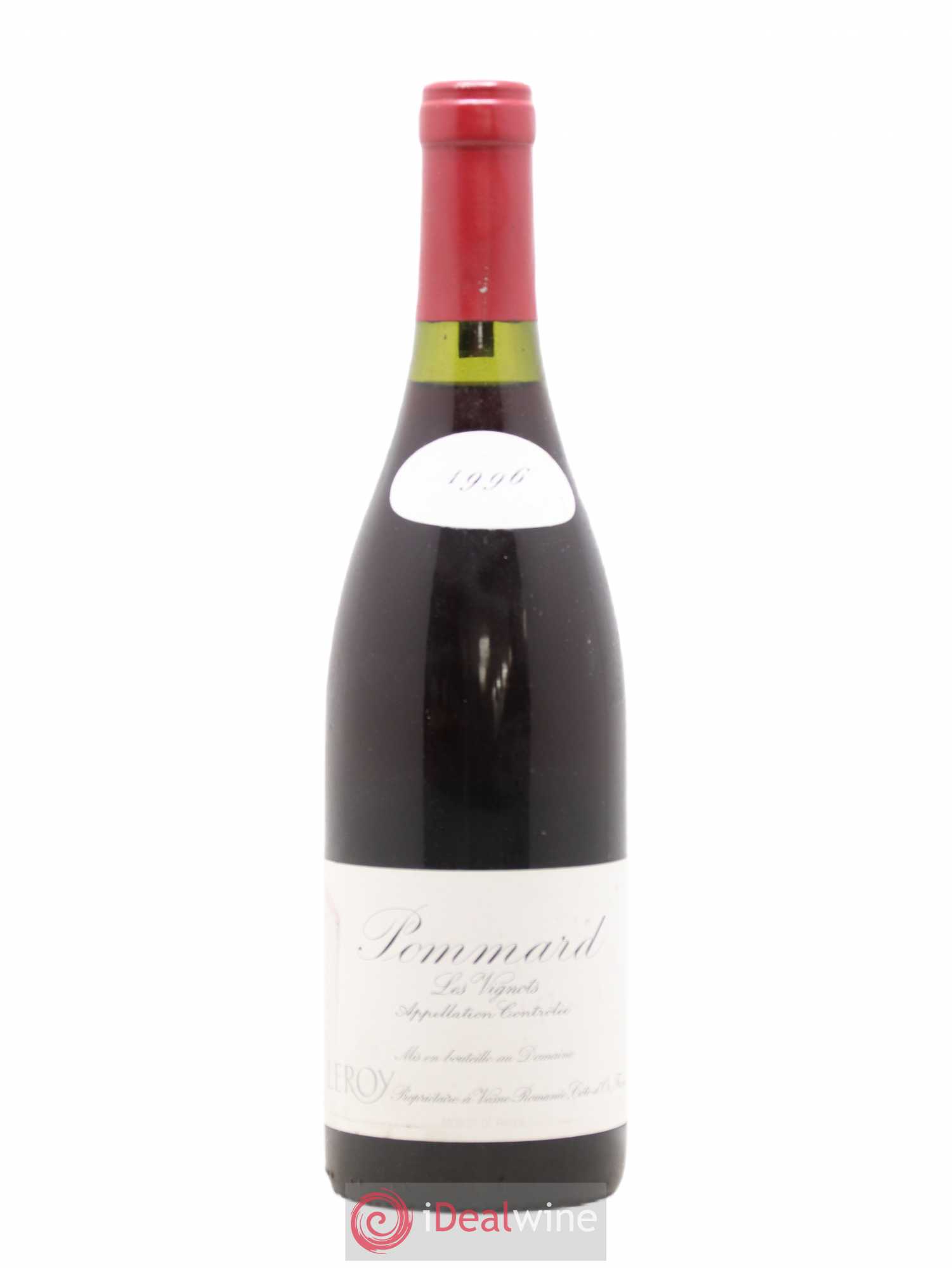 Pommard Les Vignots Leroy (Domaine) 1996 - Lot de 1 bouteille - 0