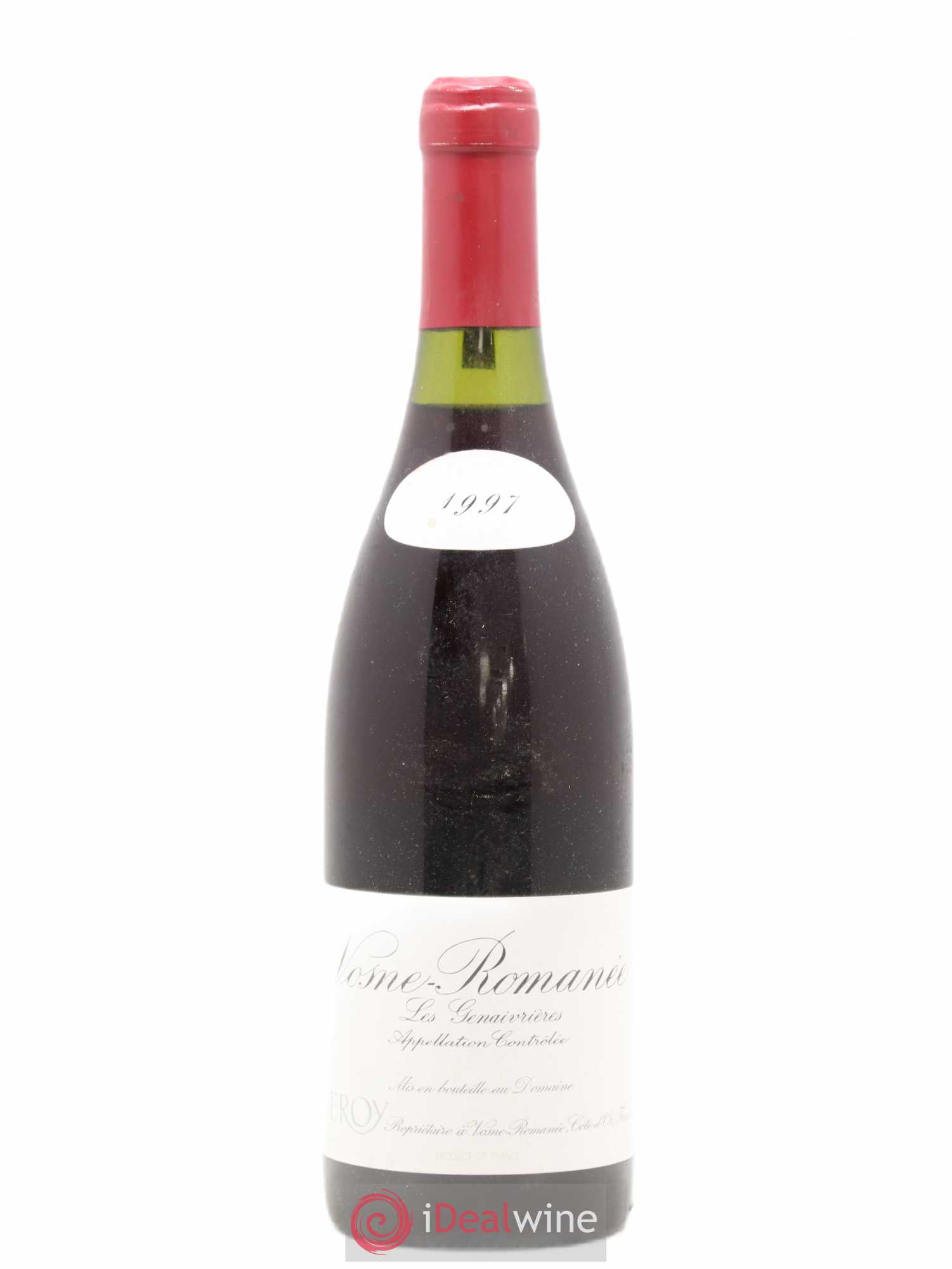 Vosne-Romanée Les Genaivrières Leroy (Domaine) 1997 - Posten von 1 Flasche - 0