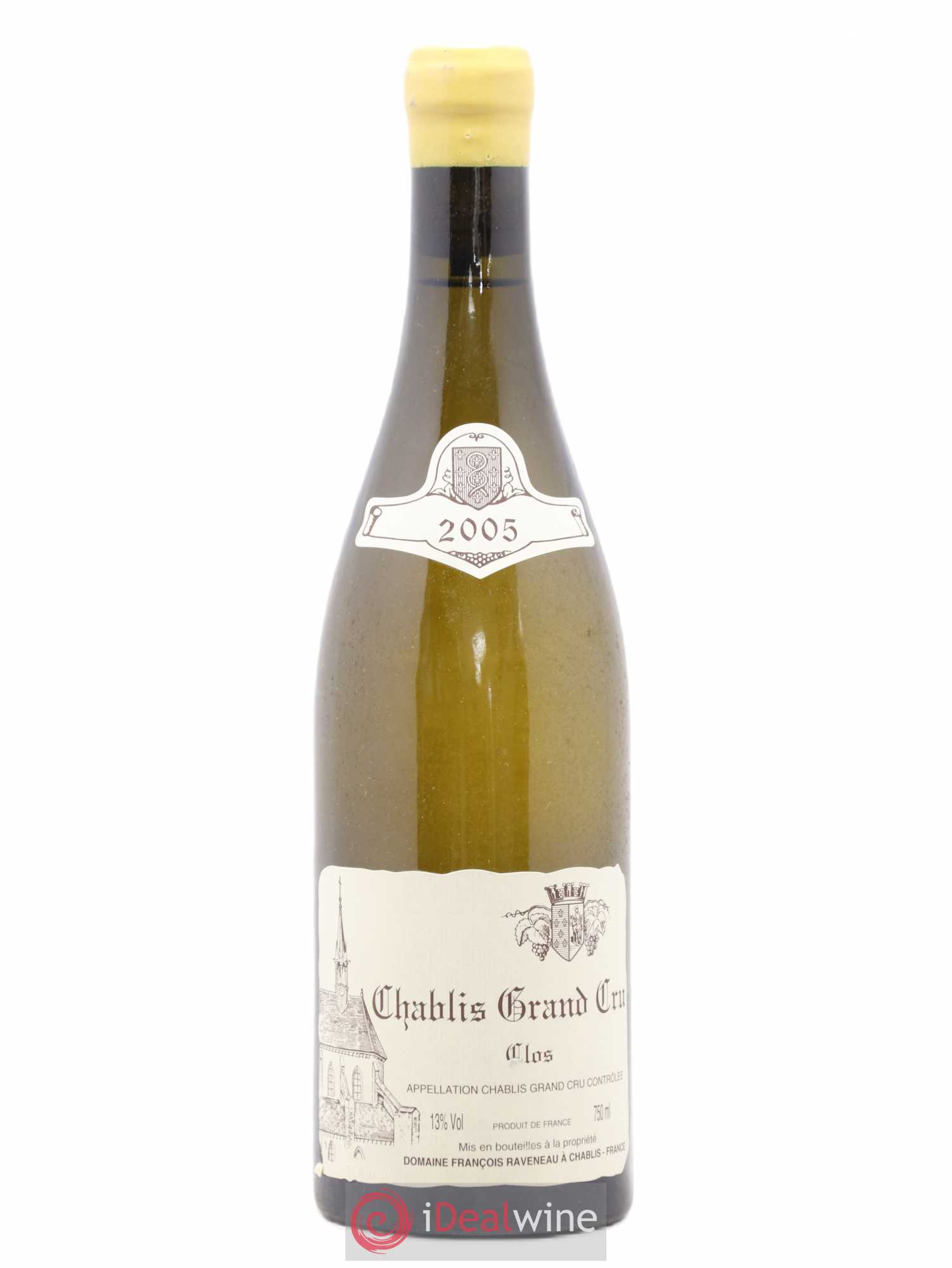 Chablis Grand Cru Clos Raveneau (Domaine) 2005 - Posten von 1 Flasche - 0