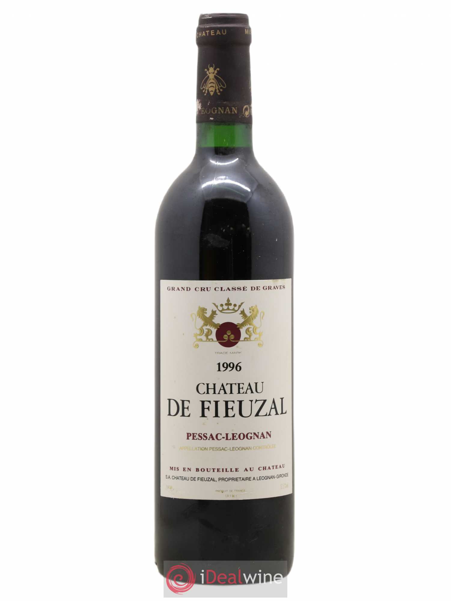 Château de Fieuzal Cru Classé de Graves 1996 - Lot de 1 bouteille - 0