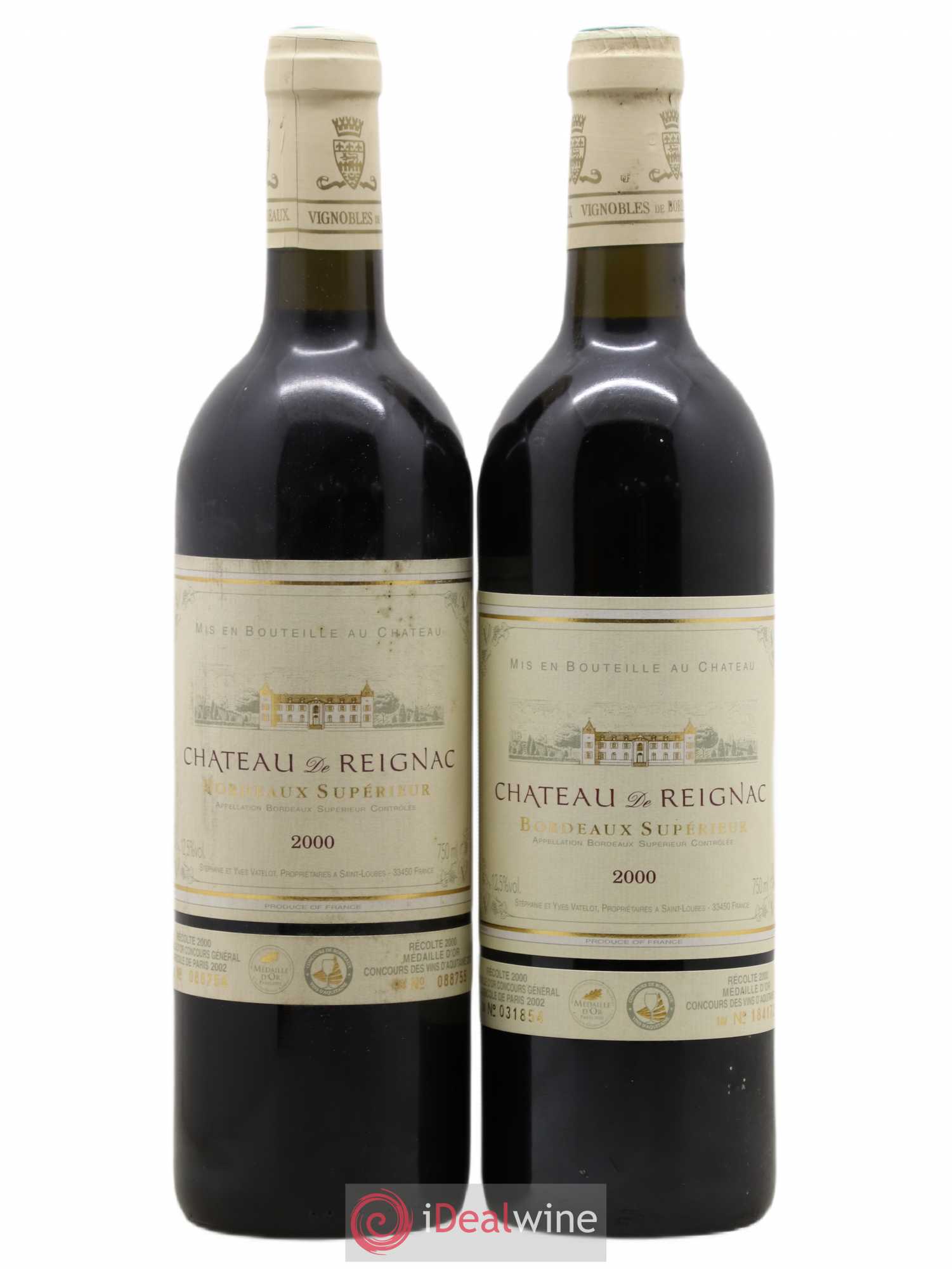 Château de Reignac Second Vin 2000 - Lot de 2 bouteilles - 0