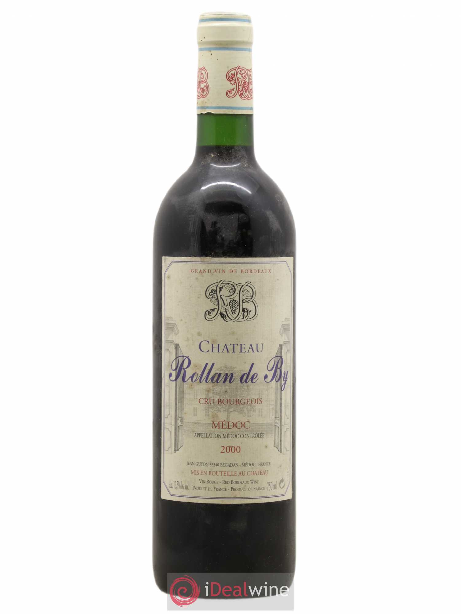 Château Rollan de By Cru Bourgeois 2000 - Lot de 1 bouteille - 0