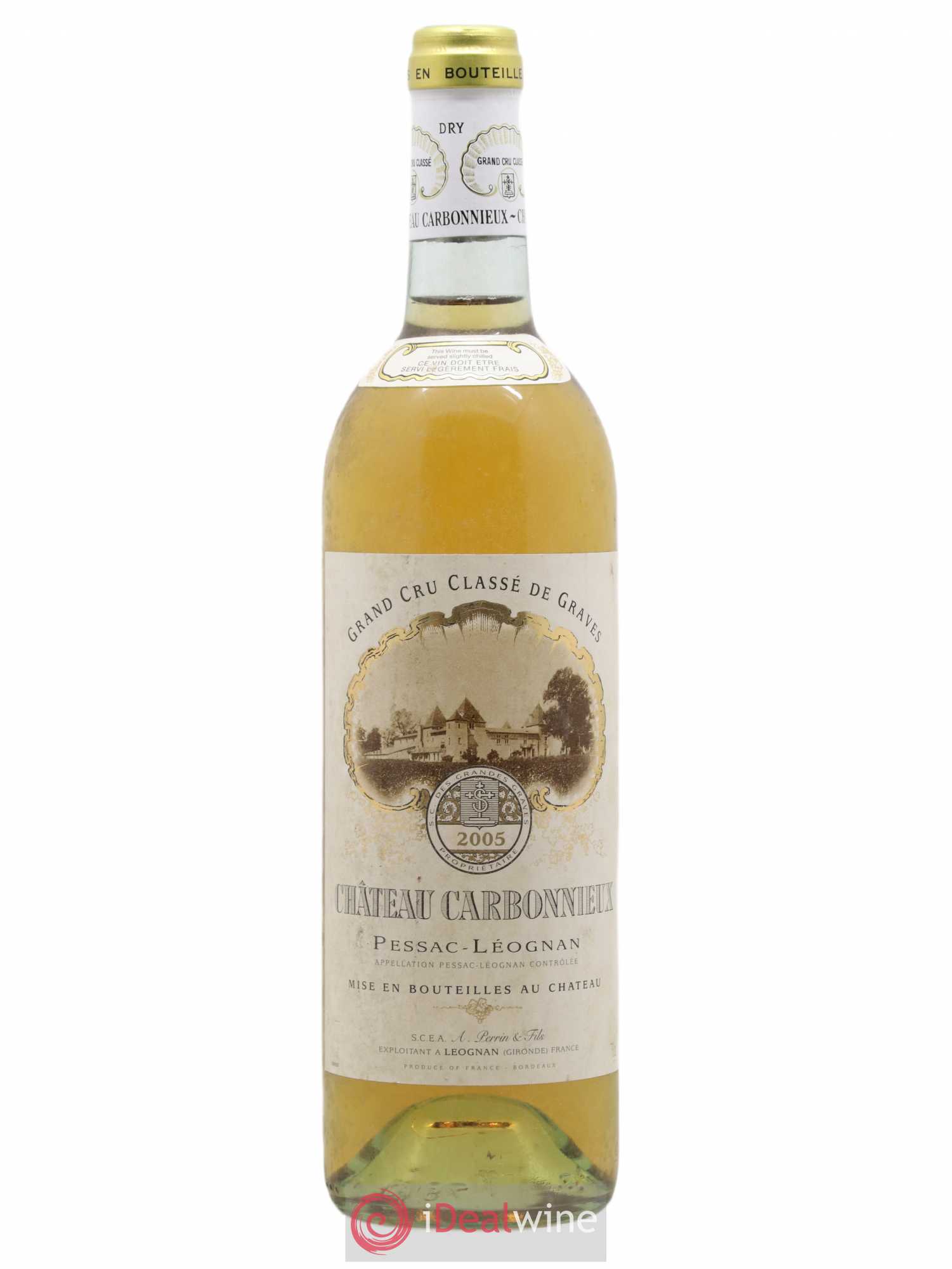 Château Carbonnieux Cru Classé de Graves 2005 - Lot de 1 bouteille - 0