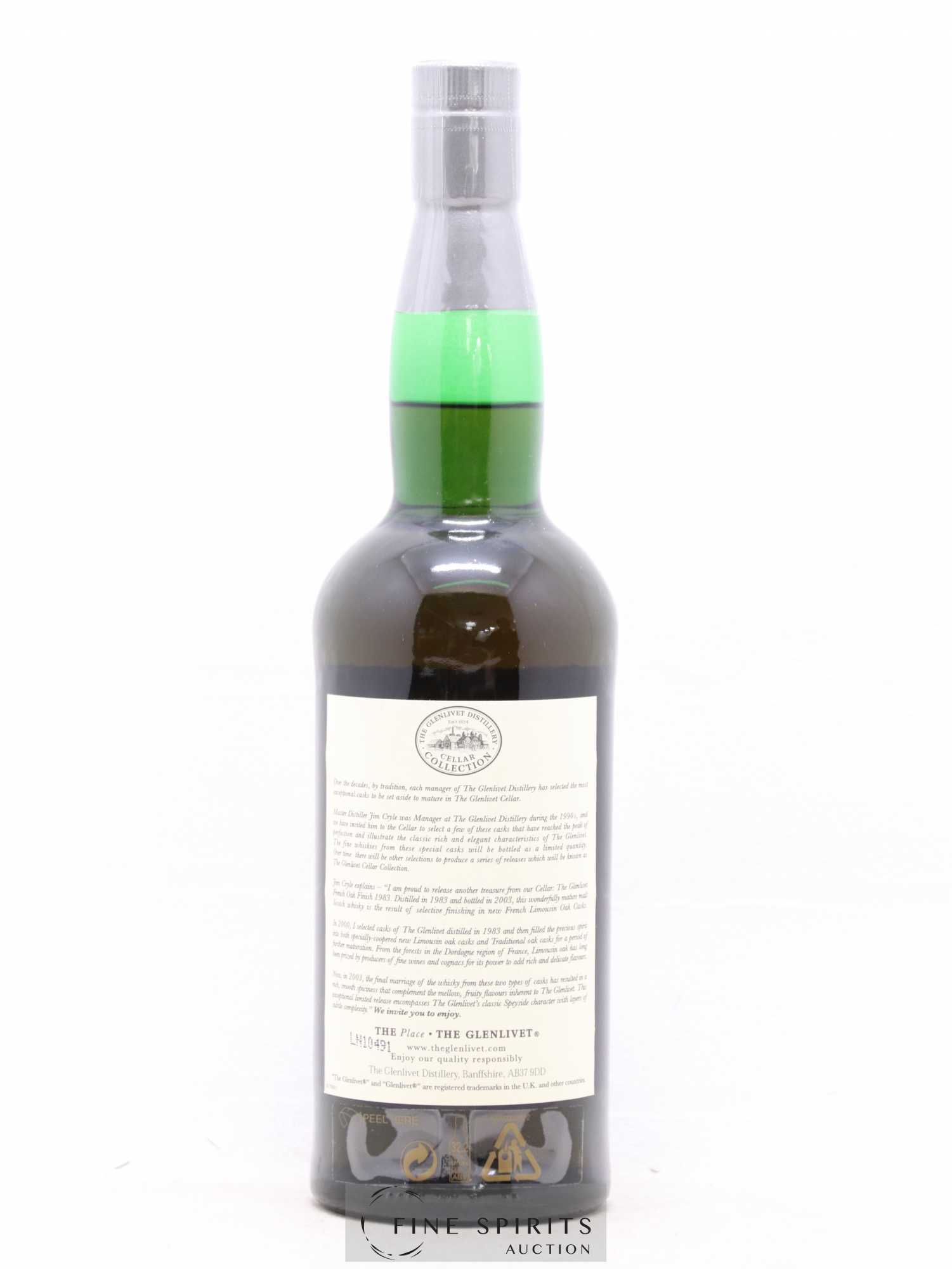 Glenlivet (The) 1983 Of. Cellar Collection French Oak n°2L7F901 - bottled 2003 - Lot de 1 bouteille - 2