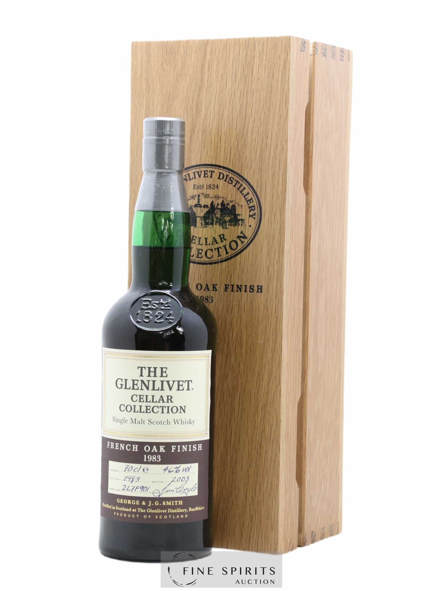 Glenlivet (The) 1983 Of. Cellar Collection French Oak n°2L7F901 - bottled 2003 - Lot de 1 bouteille - 0