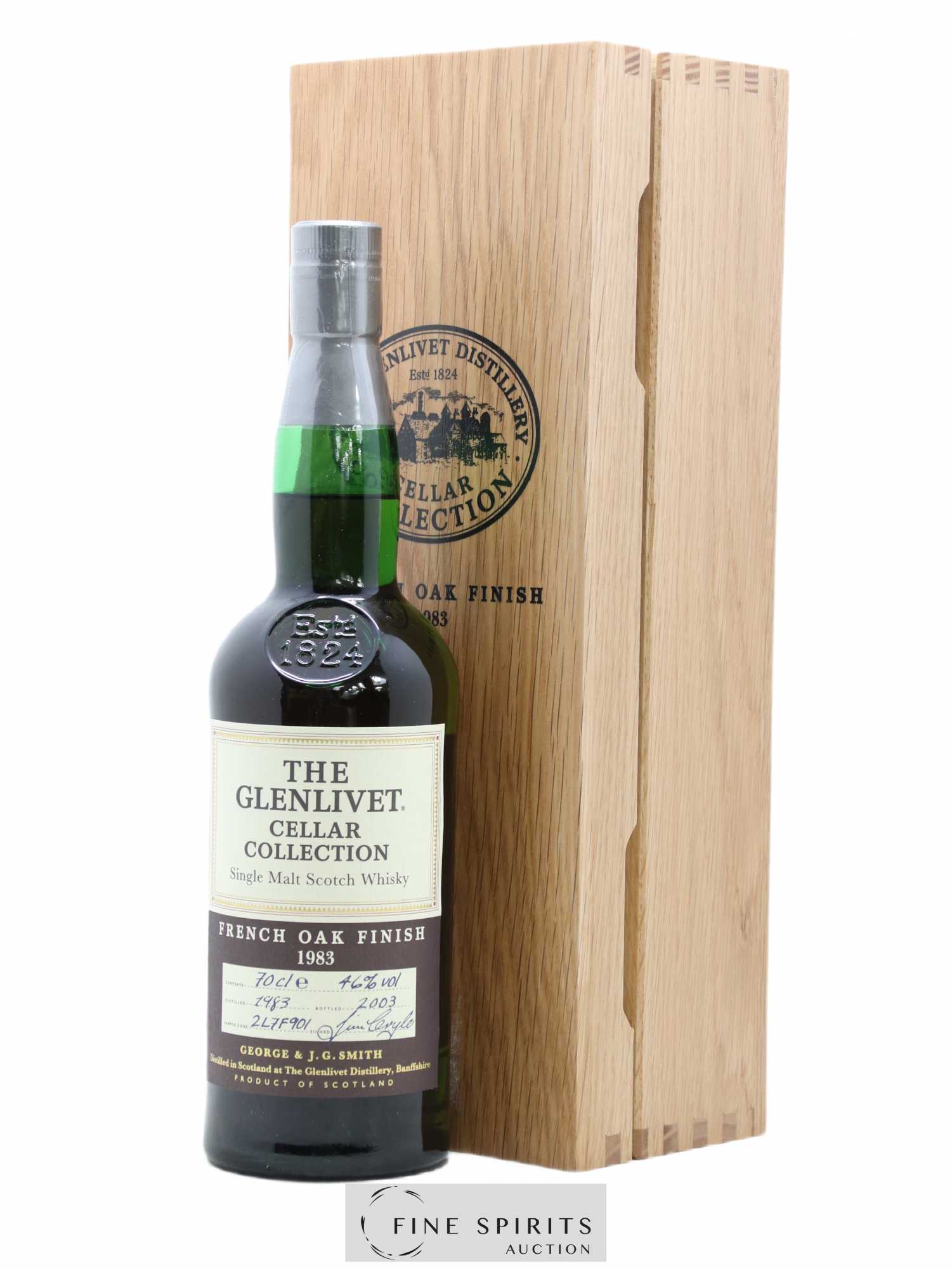 Glenlivet (The) 1983 Of. Cellar Collection French Oak n°2L7F901 - bottled 2003 - Lot de 1 bouteille - 0