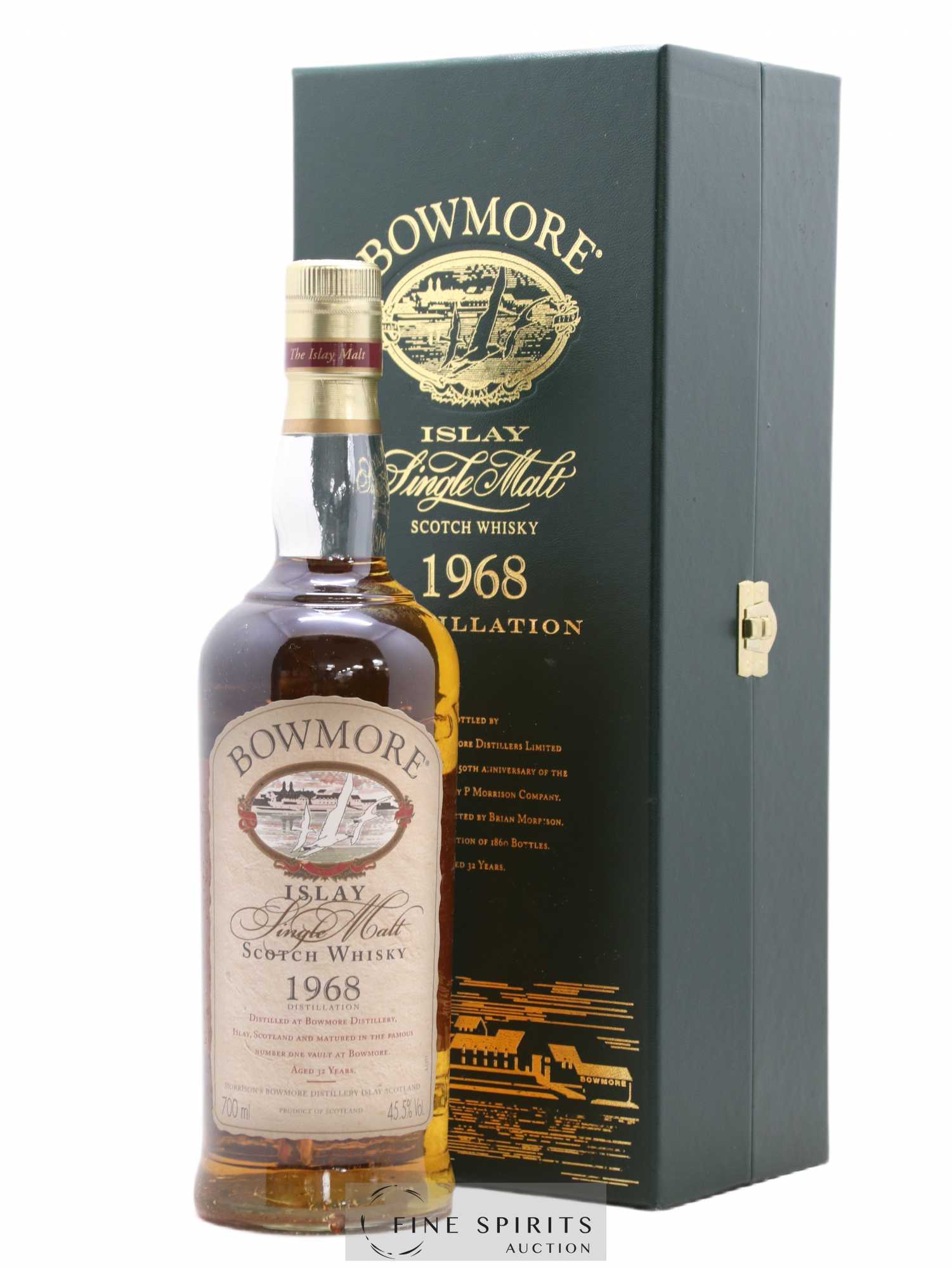 Bowmore 32 years 1968 Of. One of 1860 50th Anniversary Limited Edition - Lot de 1 bouteille - 0
