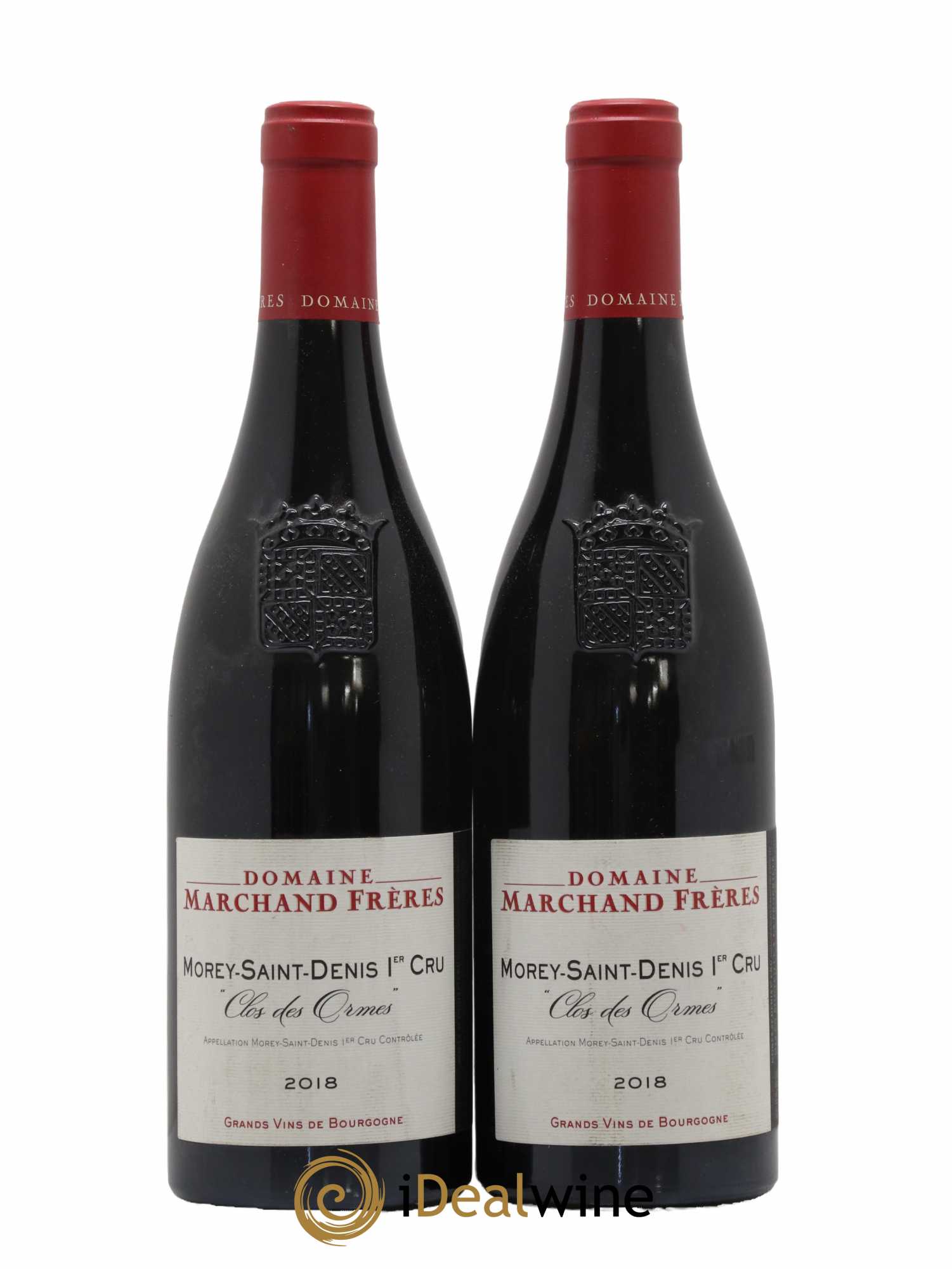 Morey-Saint-Denis 1er Cru Clos des Ormes Pascal Marchand 2018 - Lot de 2 bouteilles - 0