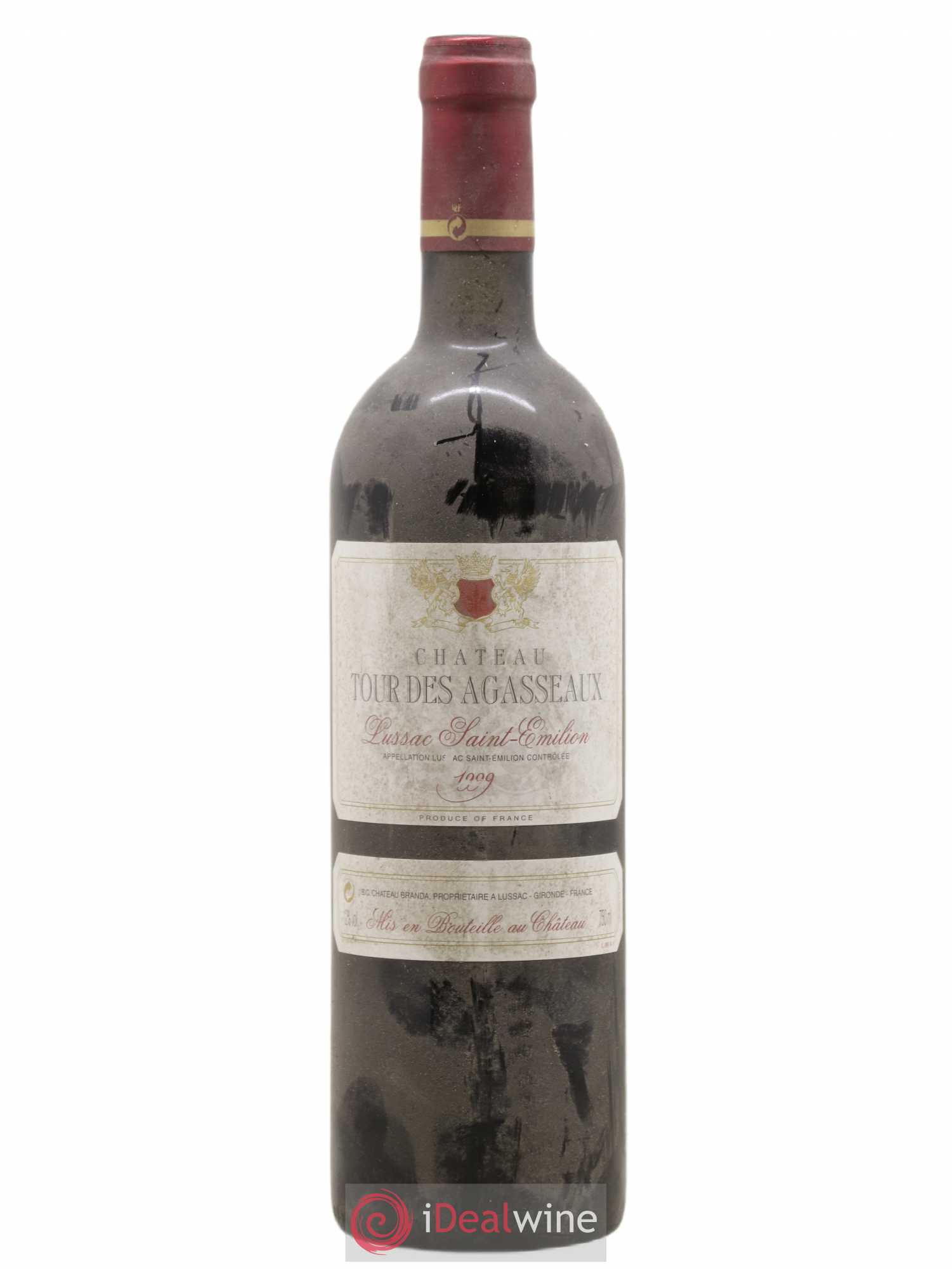 Lussac Saint-Émilion Tour des Agasseaux (sans prix de réserve) 1999 - Posten von 1 Flasche - 0