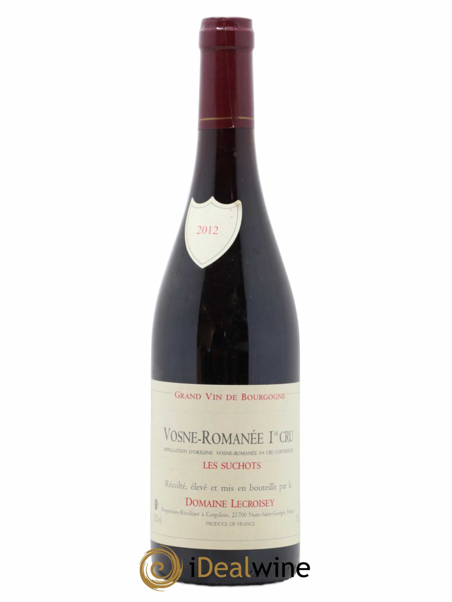 Vosne-Romanée 1er Cru Les Suchots Domaine Lecroisey 2012 - Lot de 1 bouteille - 0