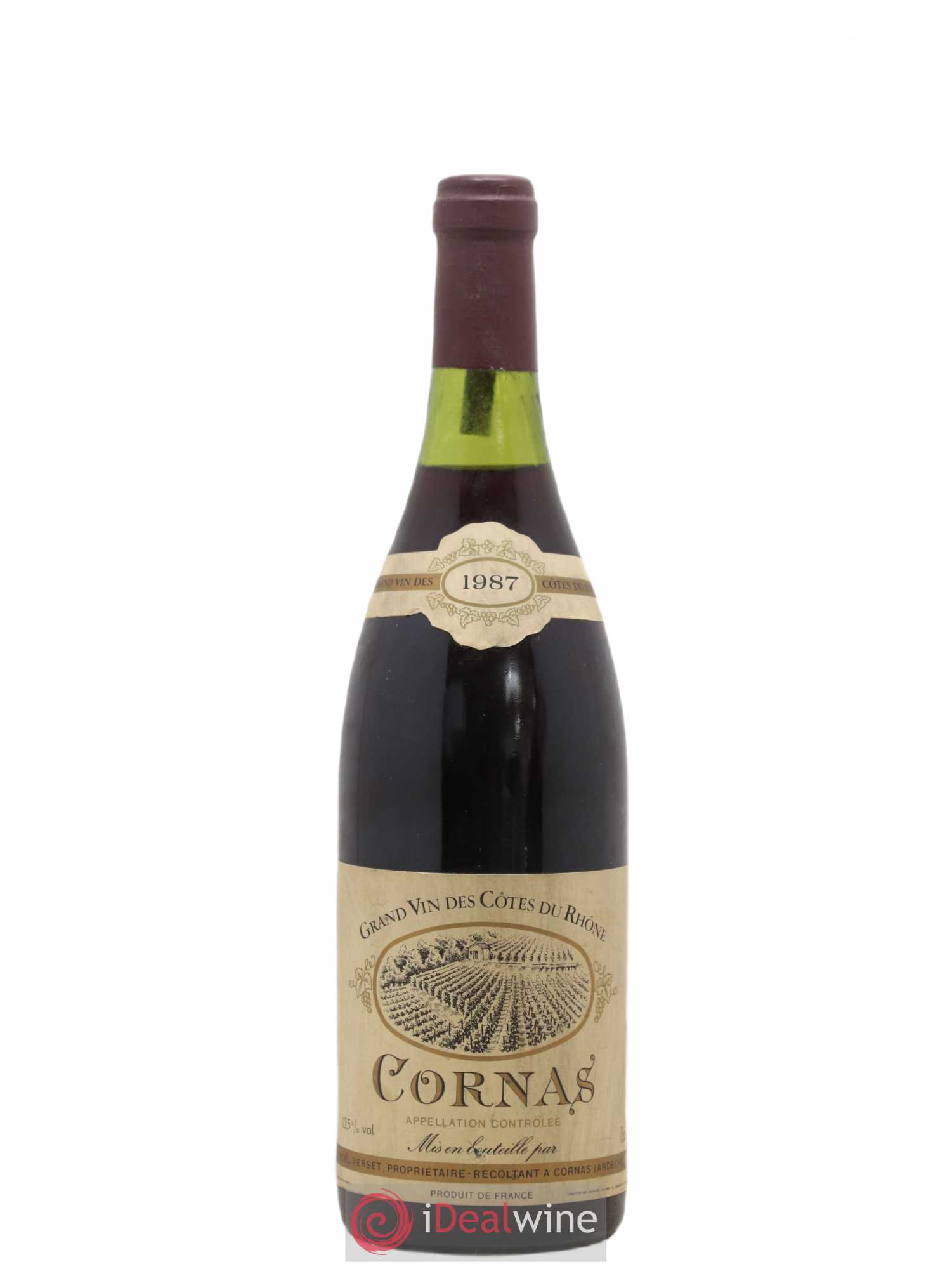 Cornas Noël Verset 1987 - Lot de 1 bouteille - 0