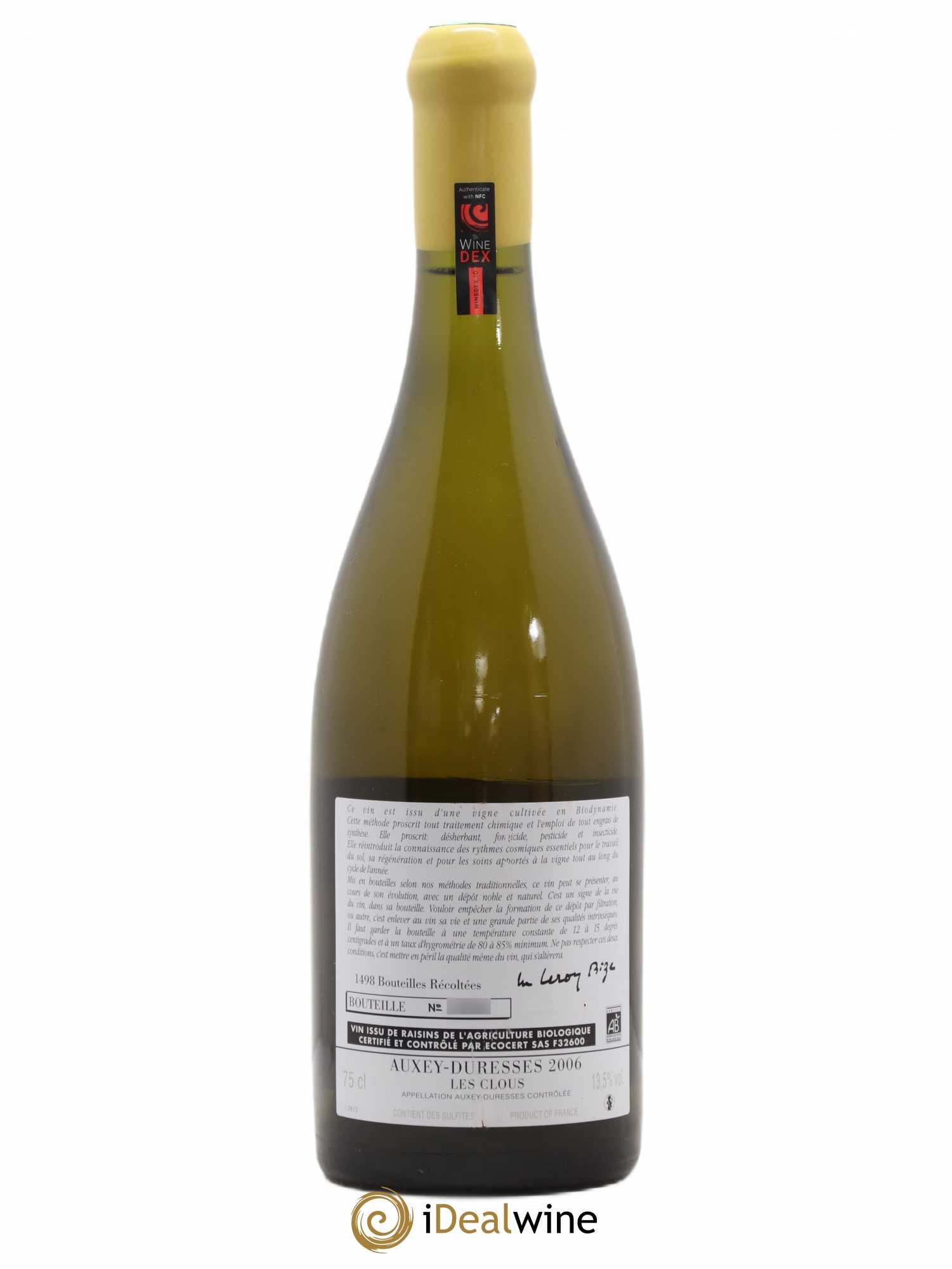 Auxey-Duresses Les Clous d'Auvenay (Domaine) 2006 - Lot de 1 bouteille - 1