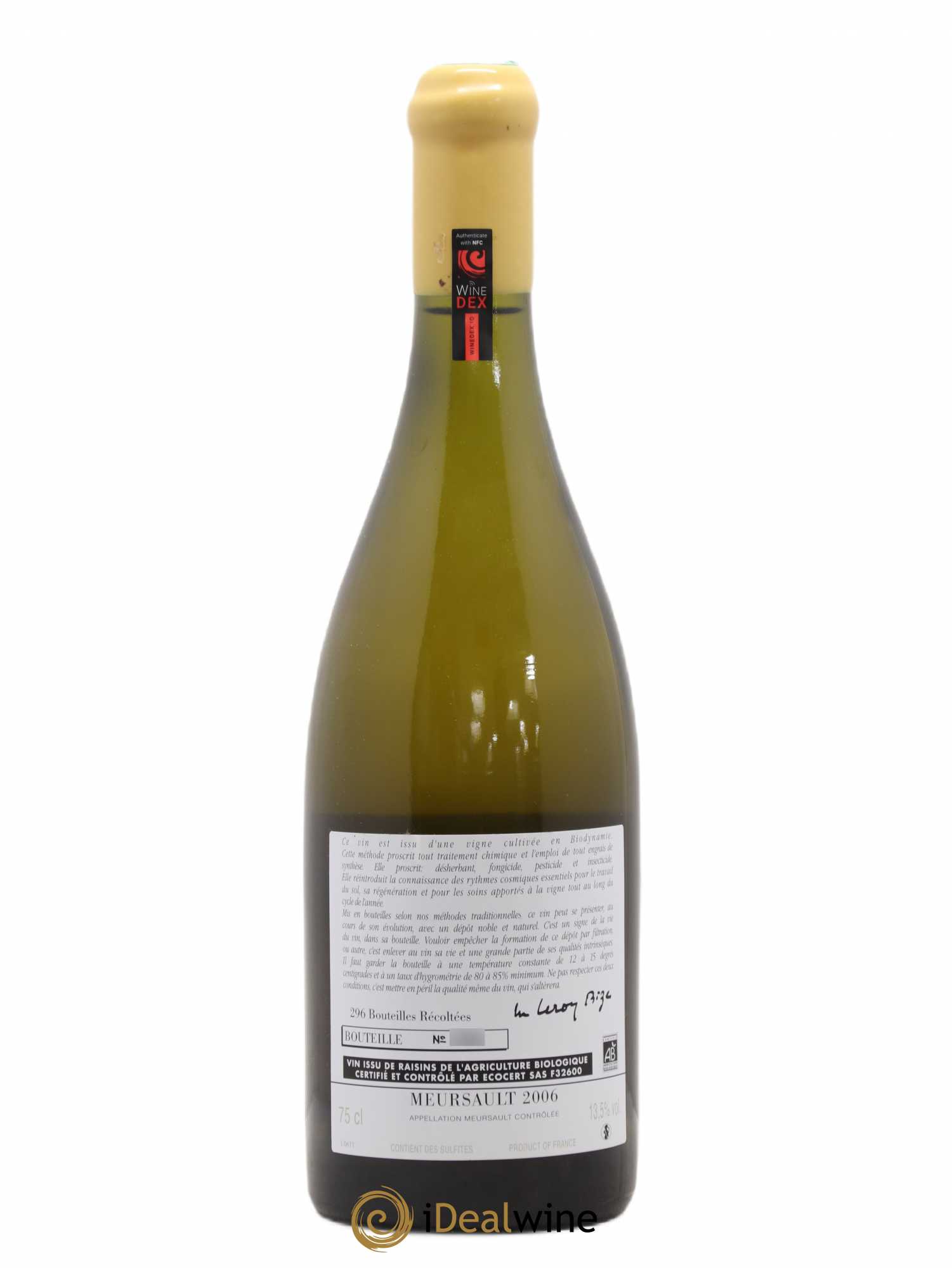 Meursault d'Auvenay (Domaine) 2006 - Lot de 1 bouteille - 1