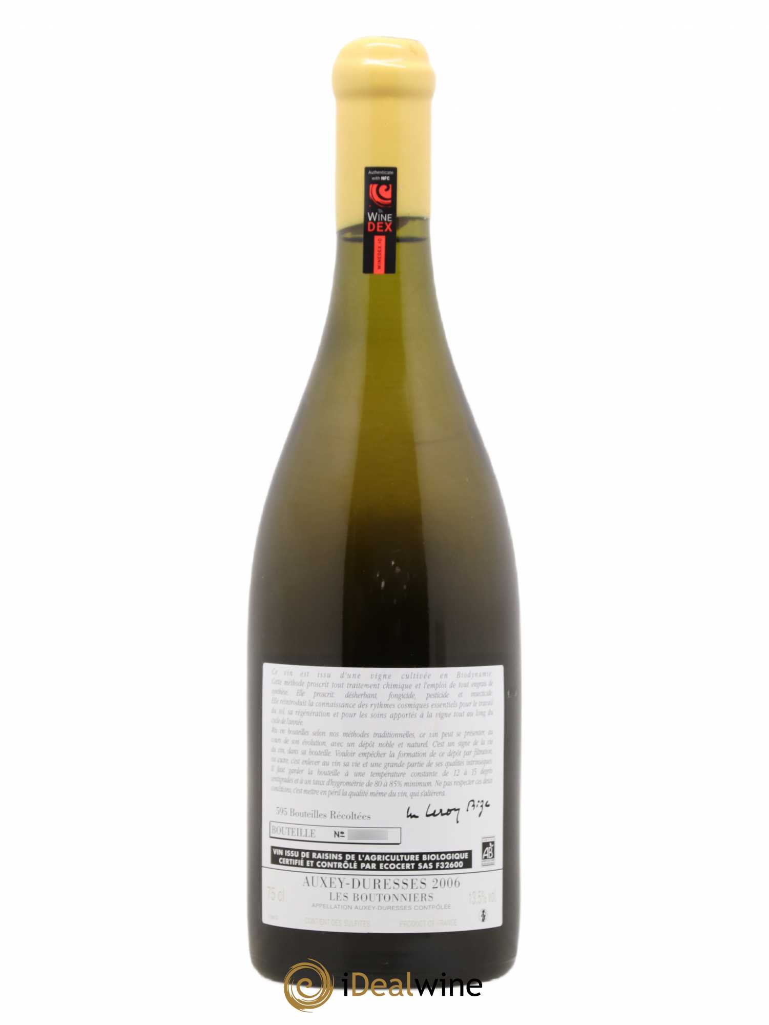Auxey-Duresses Les Boutonniers d'Auvenay (Domaine) 2006 - Lot de 1 bouteille - 1