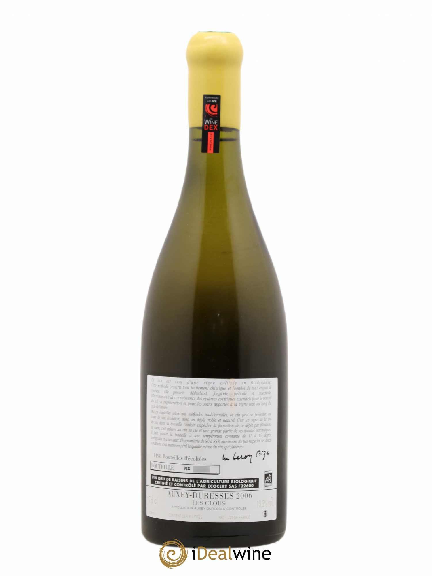 Auxey-Duresses Les Clous d'Auvenay (Domaine) 2006 - Lot de 1 bouteille - 1