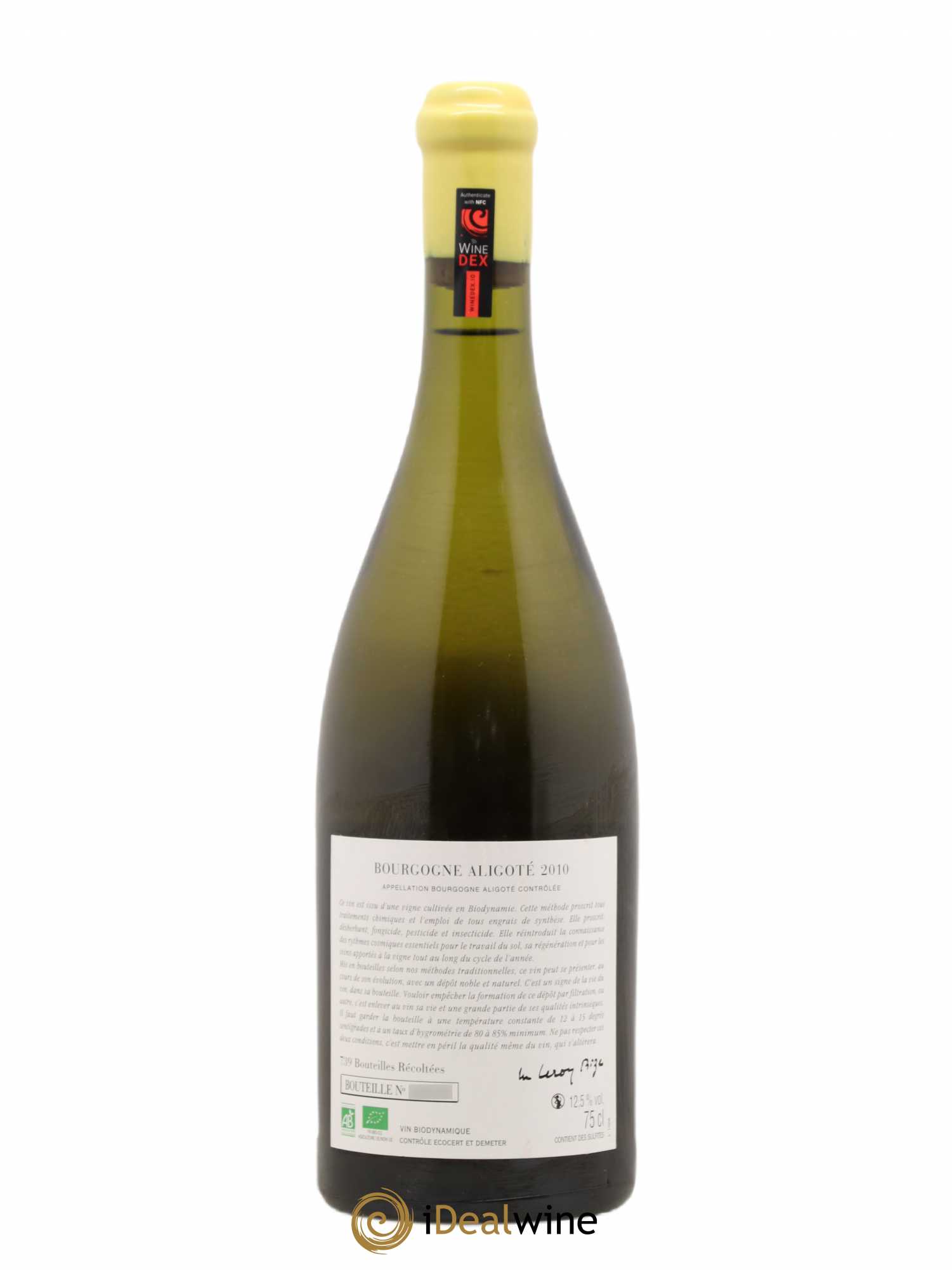 Bourgogne Aligoté Sous Chatelet d'Auvenay (Domaine) 2010 - Lot de 1 bouteille - 1
