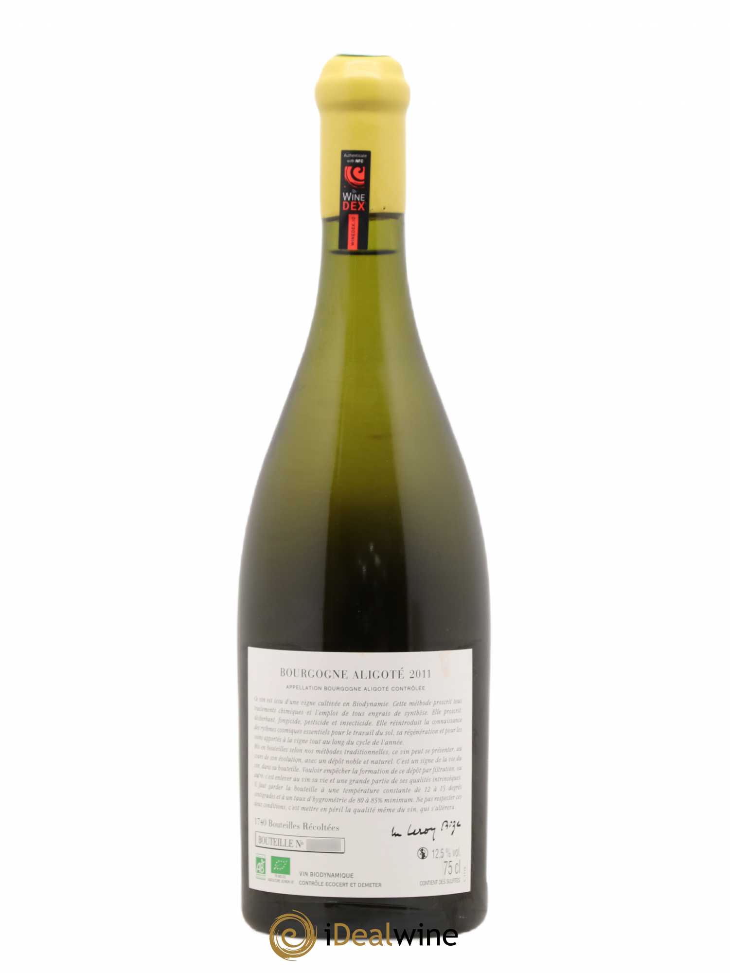 Bourgogne Aligoté Sous Chatelet d'Auvenay (Domaine) 2011 - Lot de 1 bouteille - 1