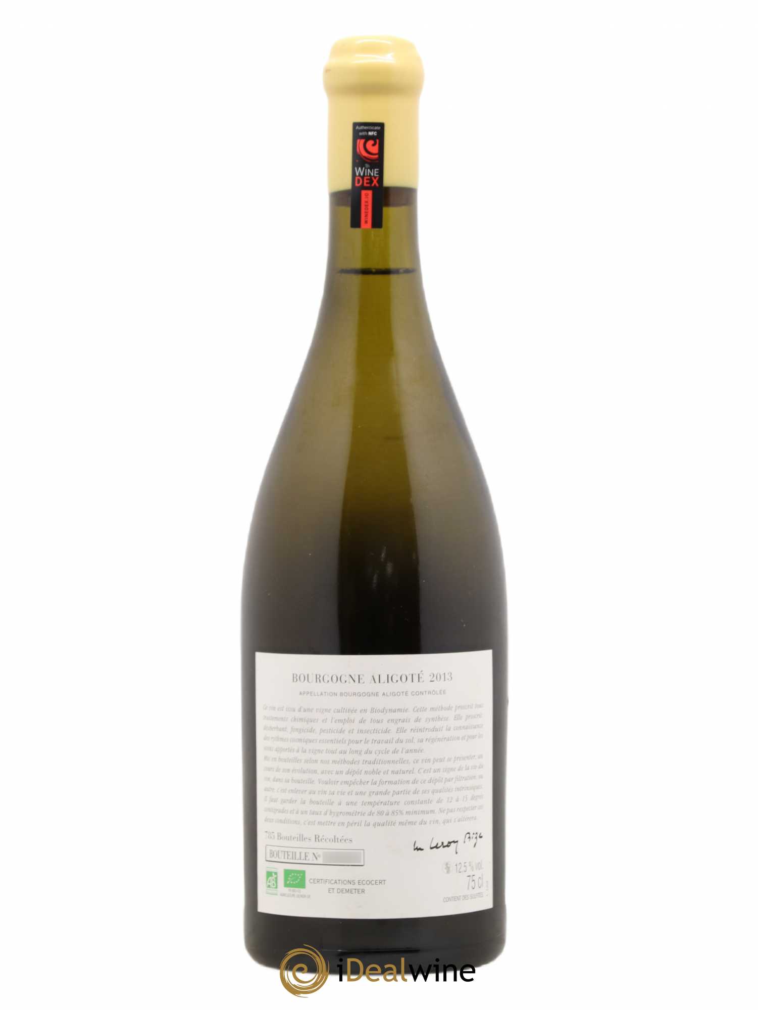 Bourgogne Aligoté Sous Chatelet d'Auvenay (Domaine) 2013 - Lot de 1 bouteille - 1