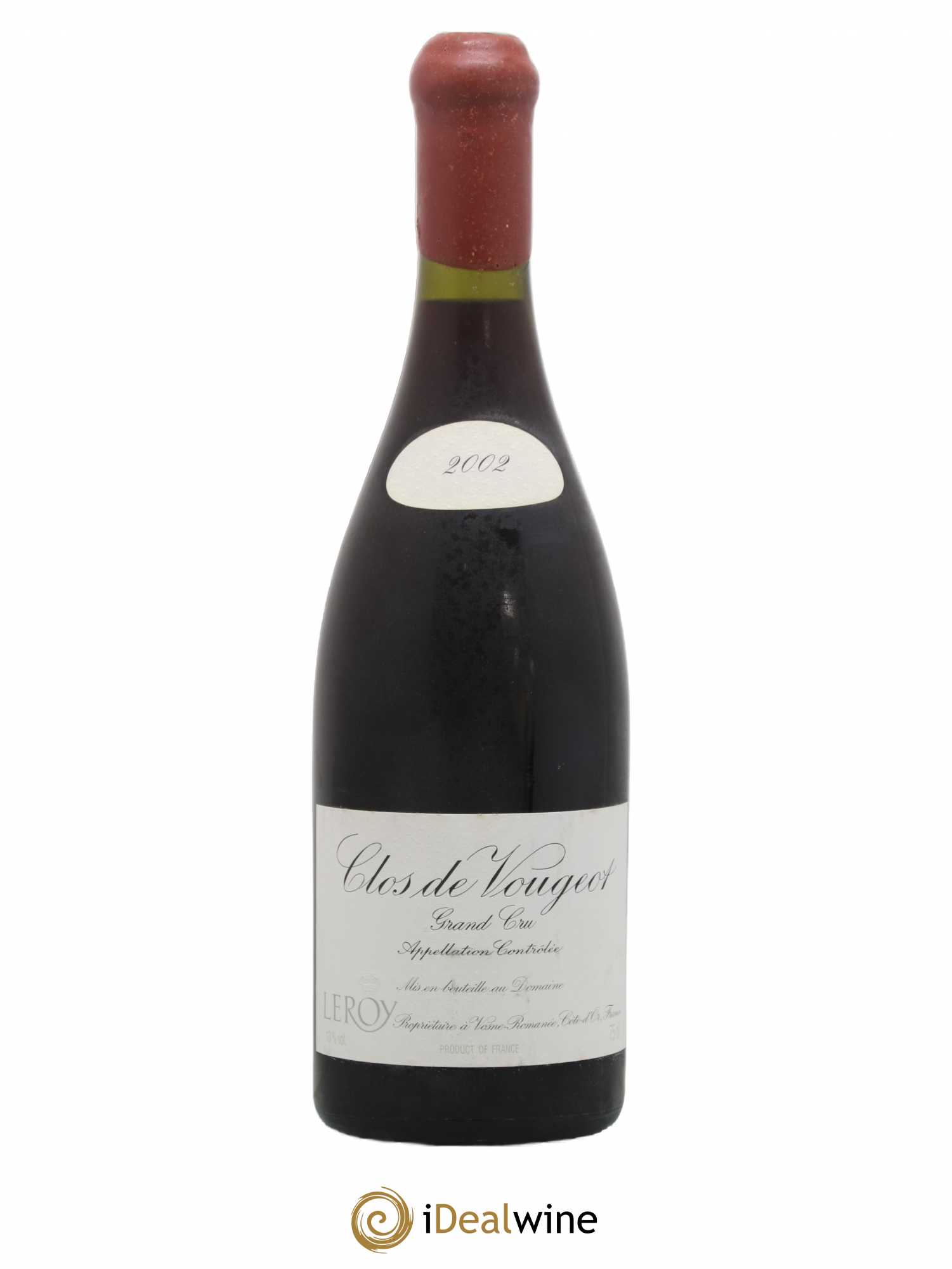 Clos de Vougeot Grand Cru Leroy (Domaine) 2002 - Lot de 1 bouteille - 0