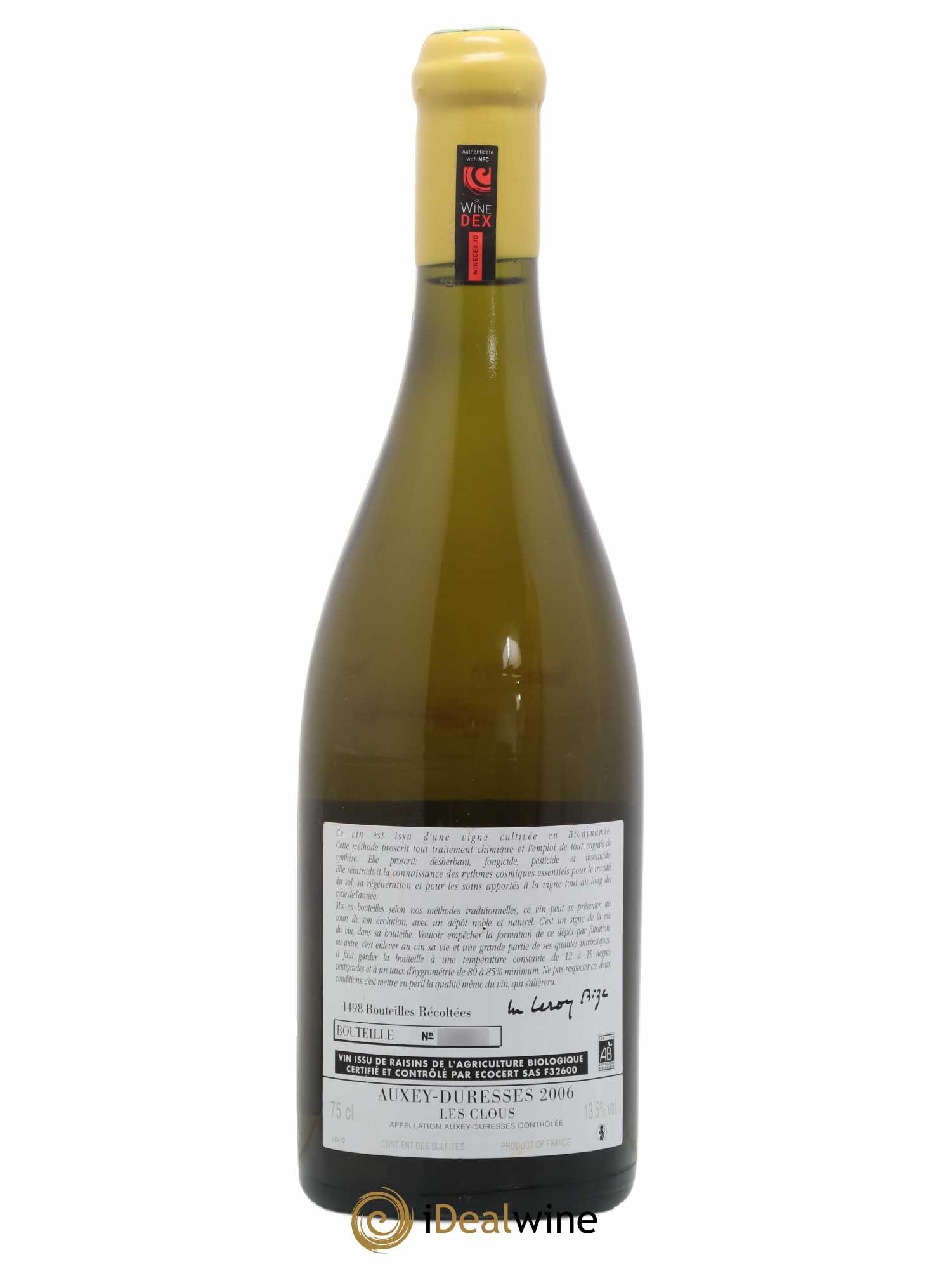 Auxey-Duresses Les Clous d'Auvenay (Domaine) 2006 - Lot de 1 bouteille - 1