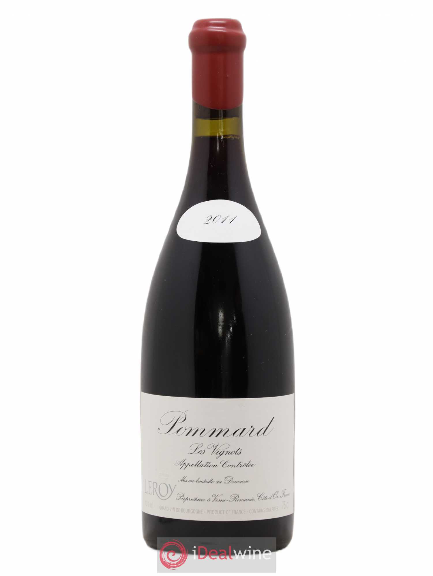 Pommard Les Vignots Leroy (Domaine) 2011 - Lot de 1 bouteille - 0
