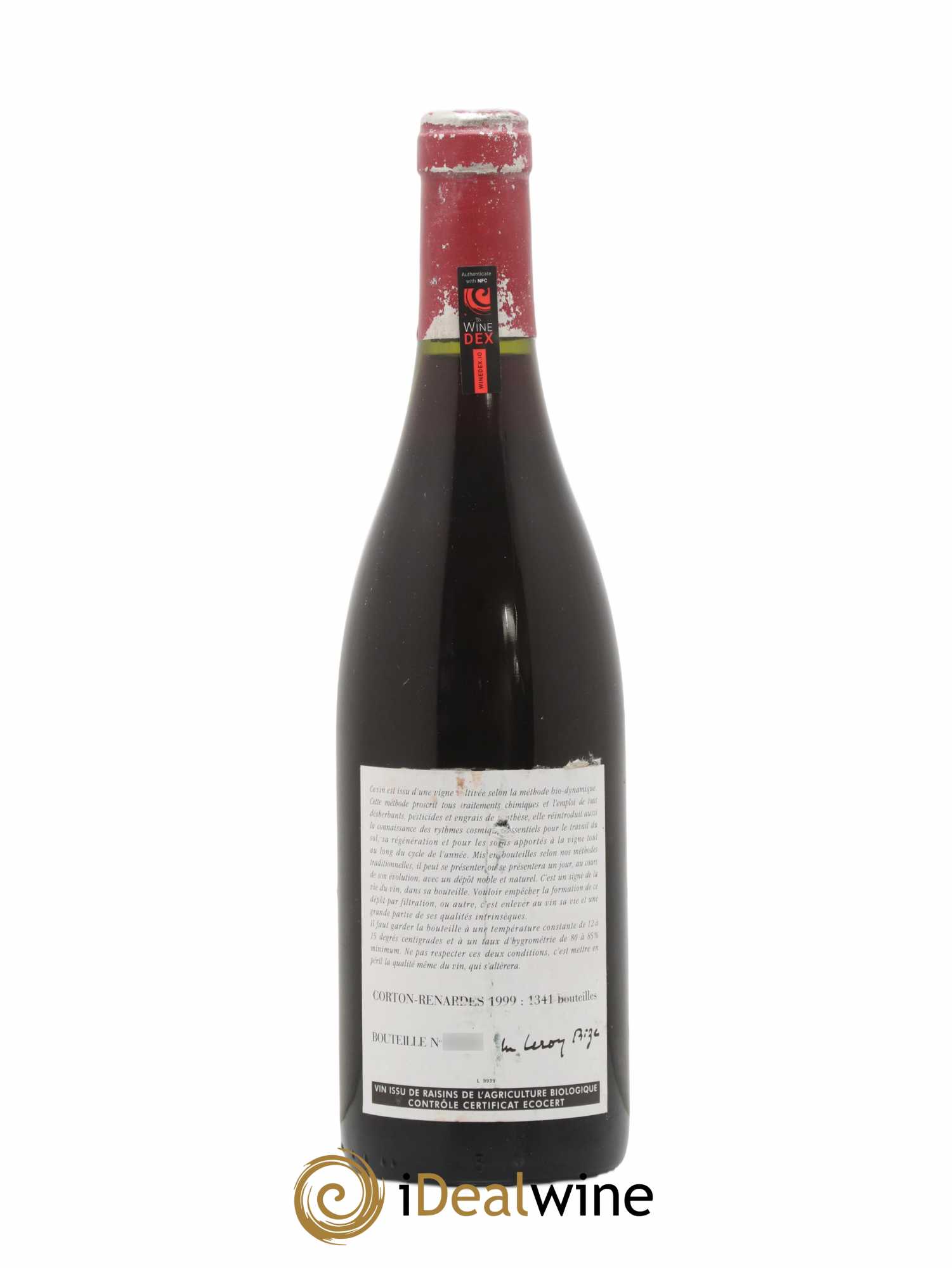 Corton Grand Cru Les Renardes Leroy (Domaine) 1999 - Lotto di 1 bottiglia - 1