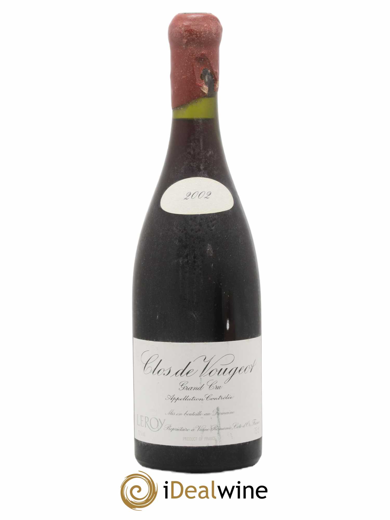 Clos de Vougeot Grand Cru Leroy (Domaine) 2002 - Lot of 1 bottle - 0