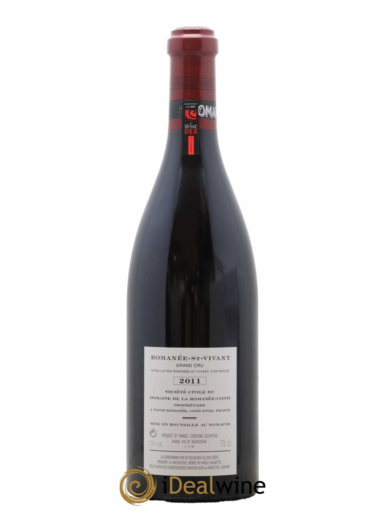 Romanée-Saint-Vivant Grand Cru Domaine de la Romanée-Conti 2011 - Lot de 1 bouteille - 1