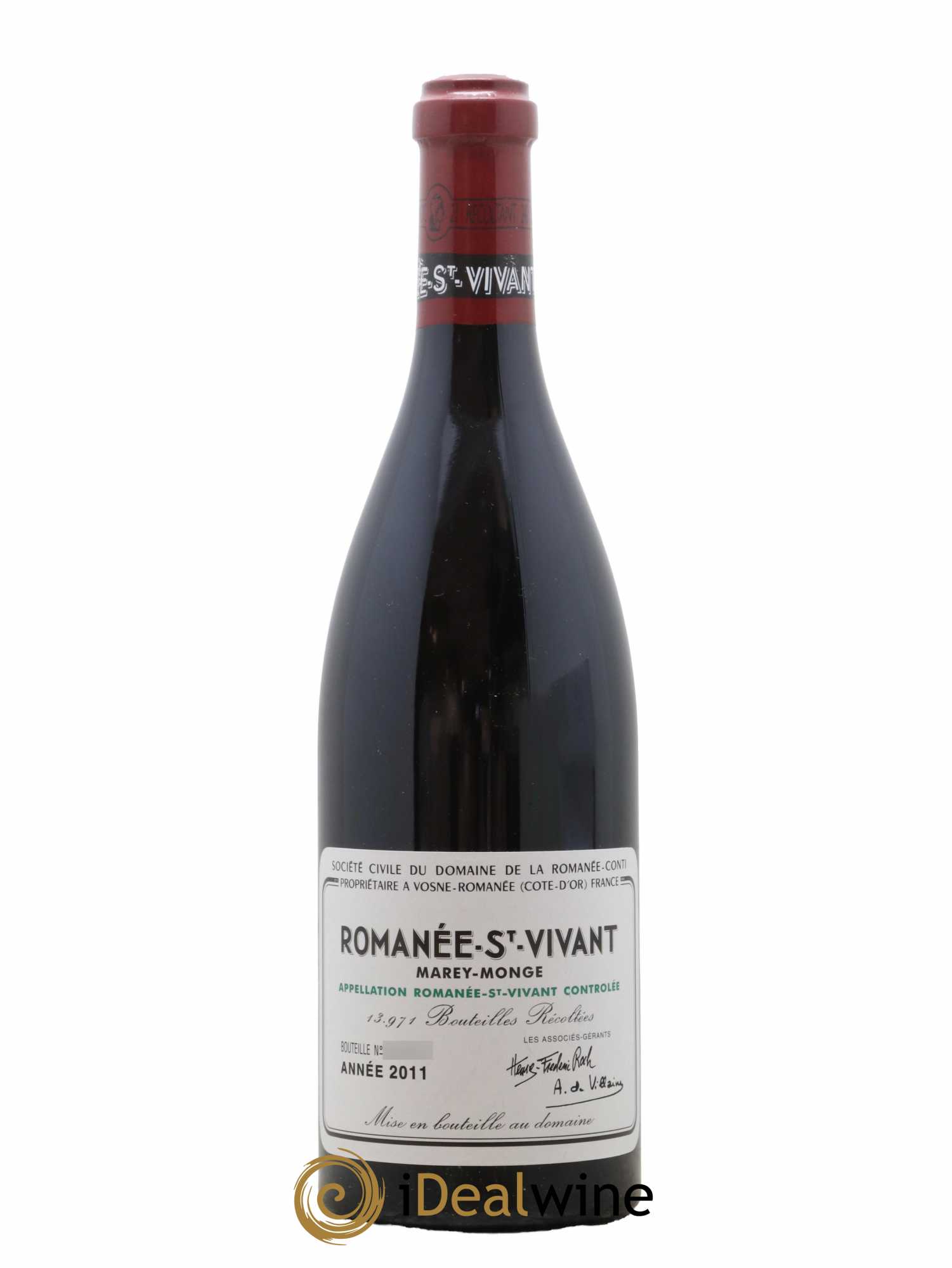 Romanée-Saint-Vivant Grand Cru Domaine de la Romanée-Conti 2011 - Lot de 1 bouteille - 0