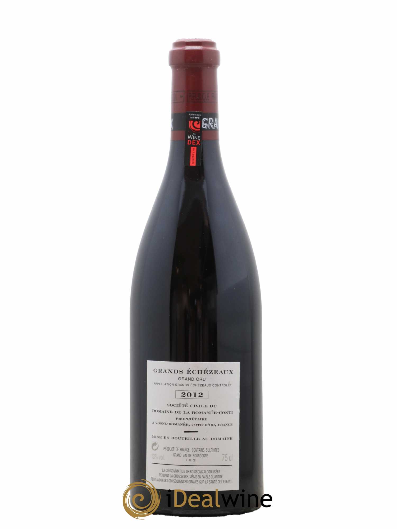 Grands-Echezeaux Grand Cru Domaine de la Romanée-Conti 2012 - Lot de 1 bouteille - 1