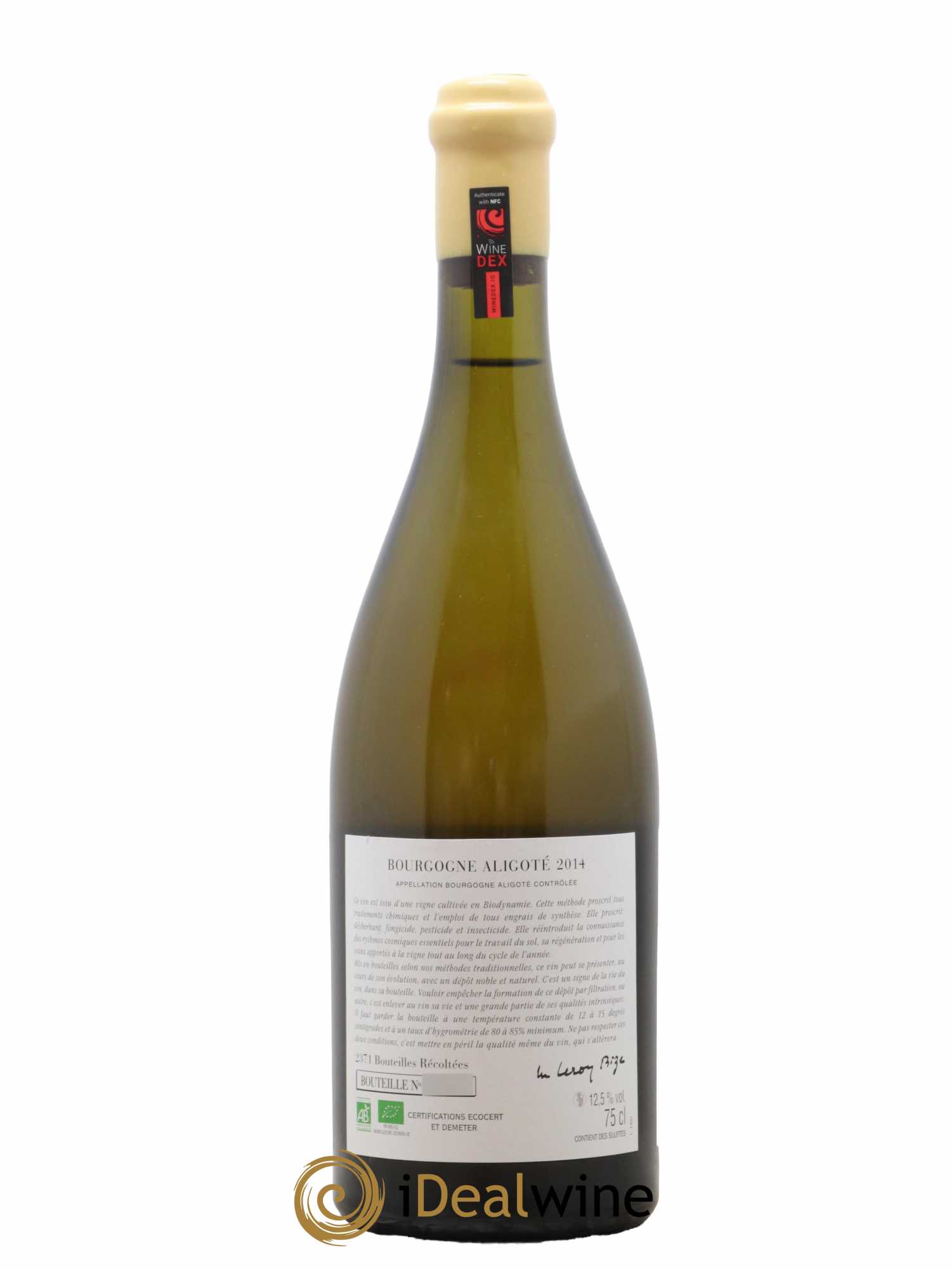 Bourgogne Aligoté Sous Chatelet d'Auvenay (Domaine) 2014 - Lot de 1 bouteille - 1
