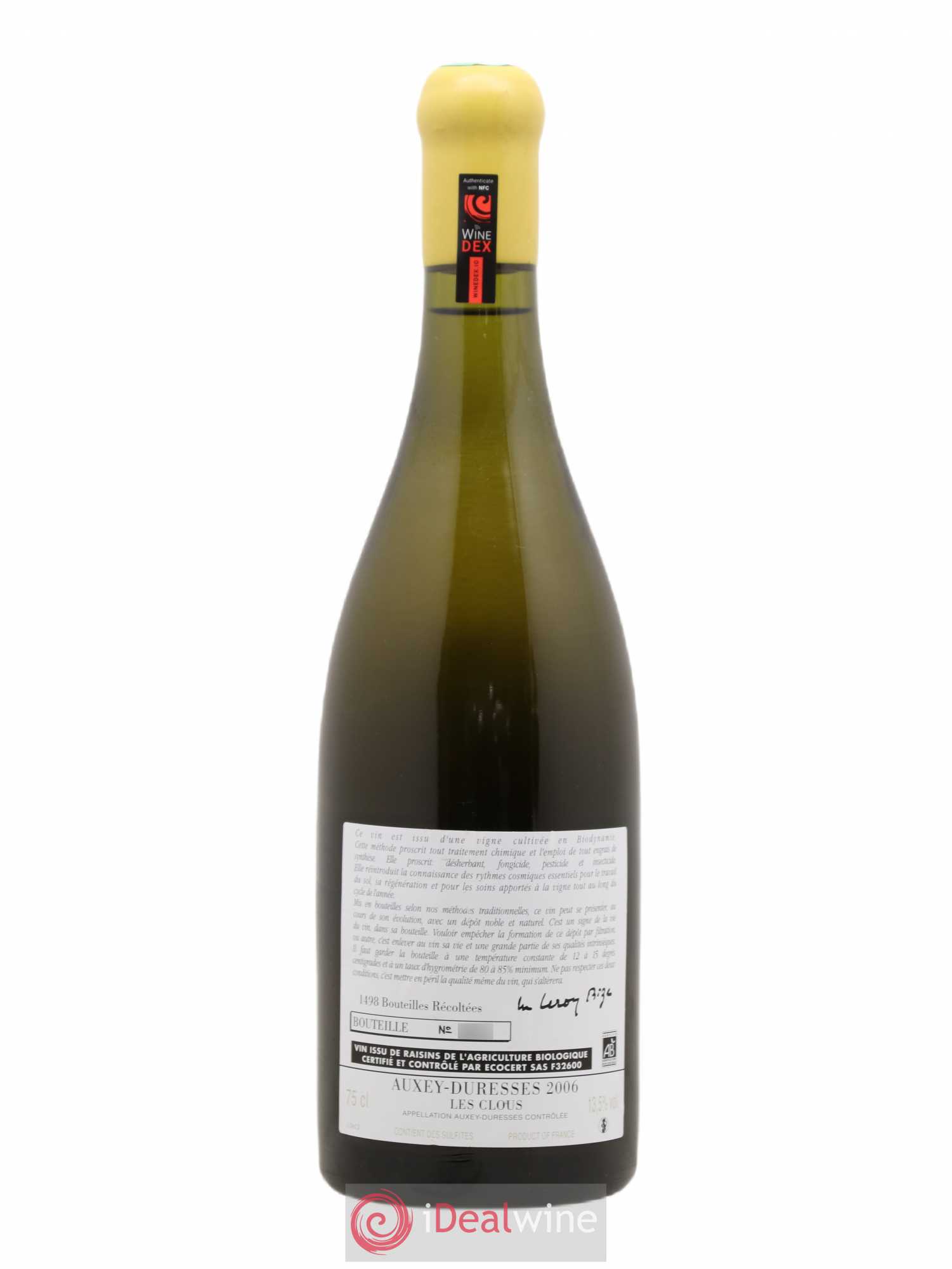 Auxey-Duresses Les Clous d'Auvenay (Domaine) 2006 - Lot de 1 bouteille - 1